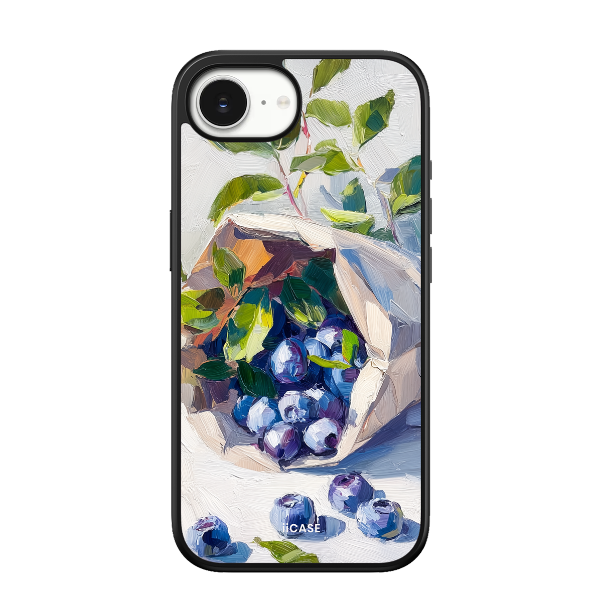 Blueberry Still-Life iPhone Case