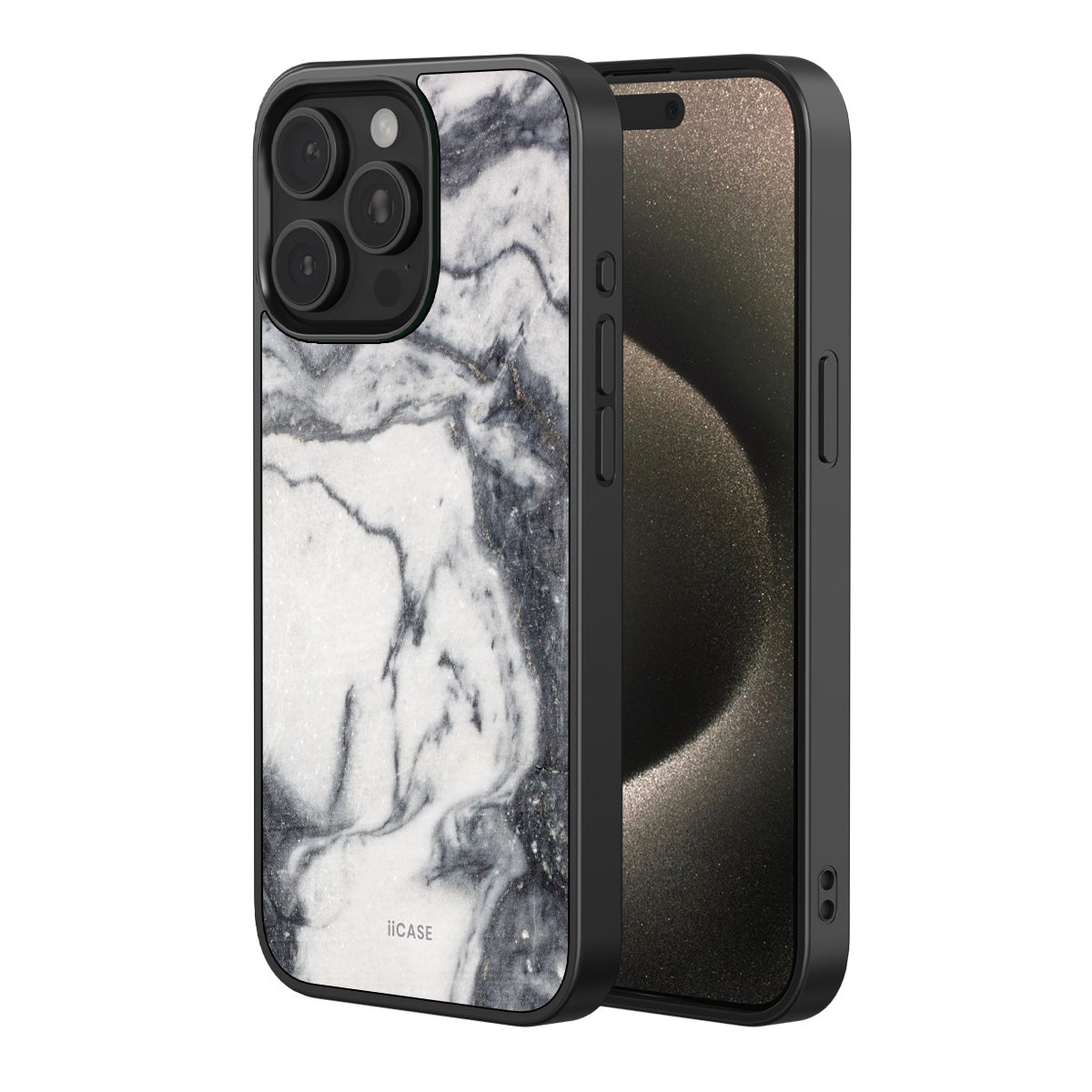 Monochrome Marble Elite iPhone Case - iiCase