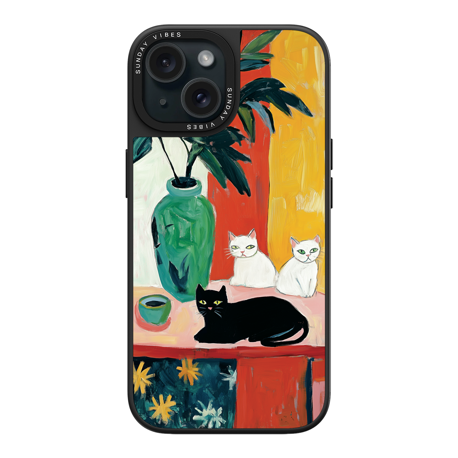 Feline Artistry iPhone Case