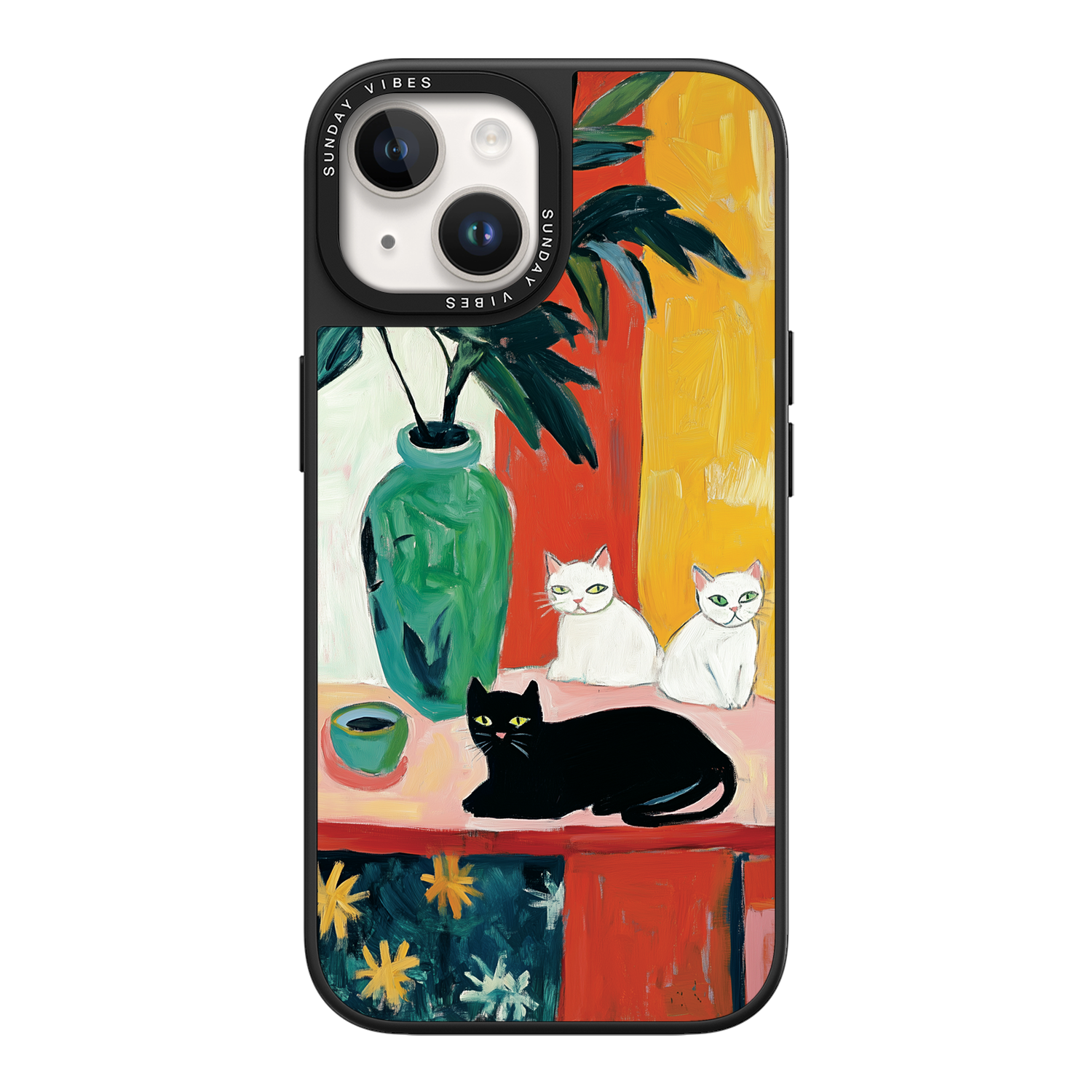 Feline Artistry iPhone Case
