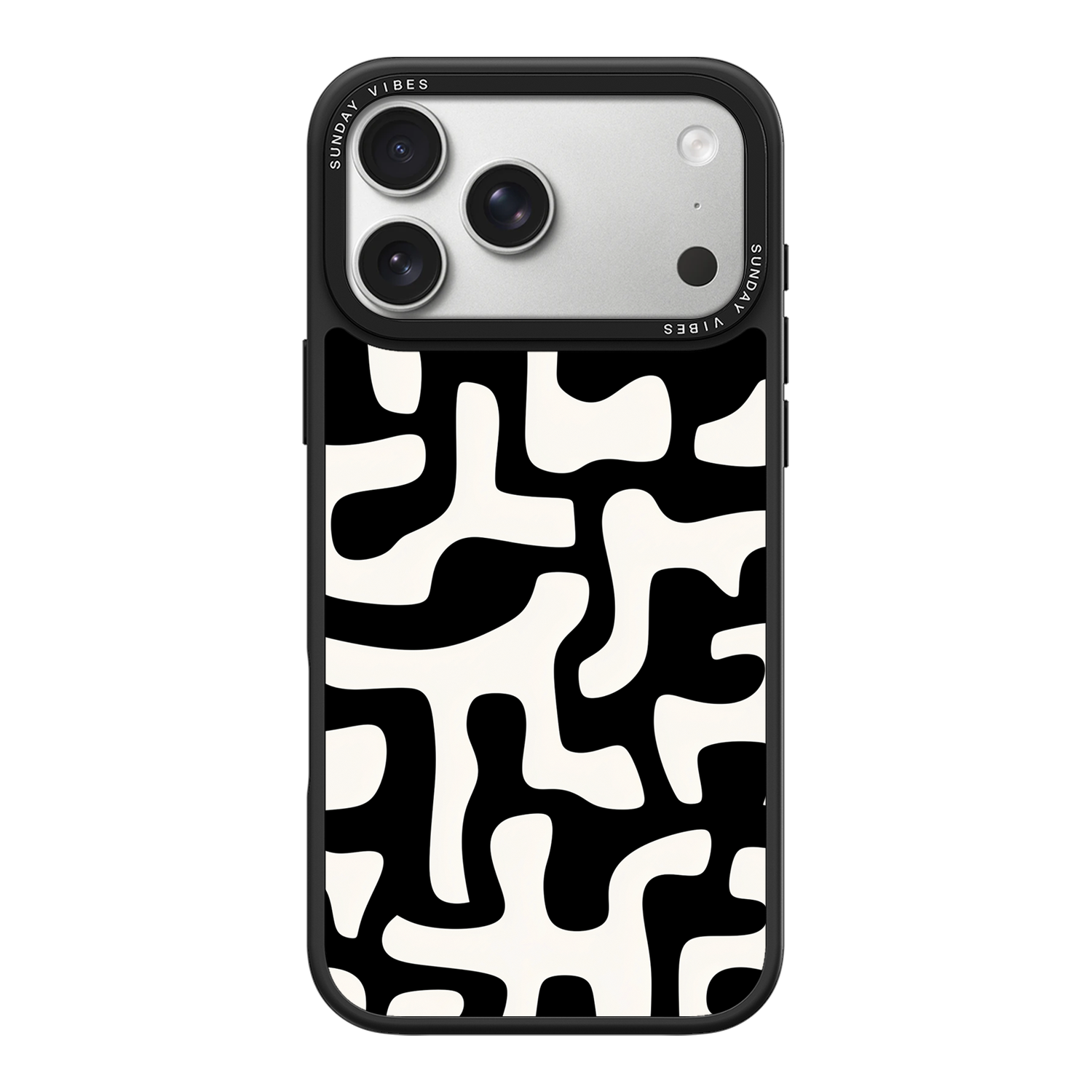 Monochrome Moo iPhone Case