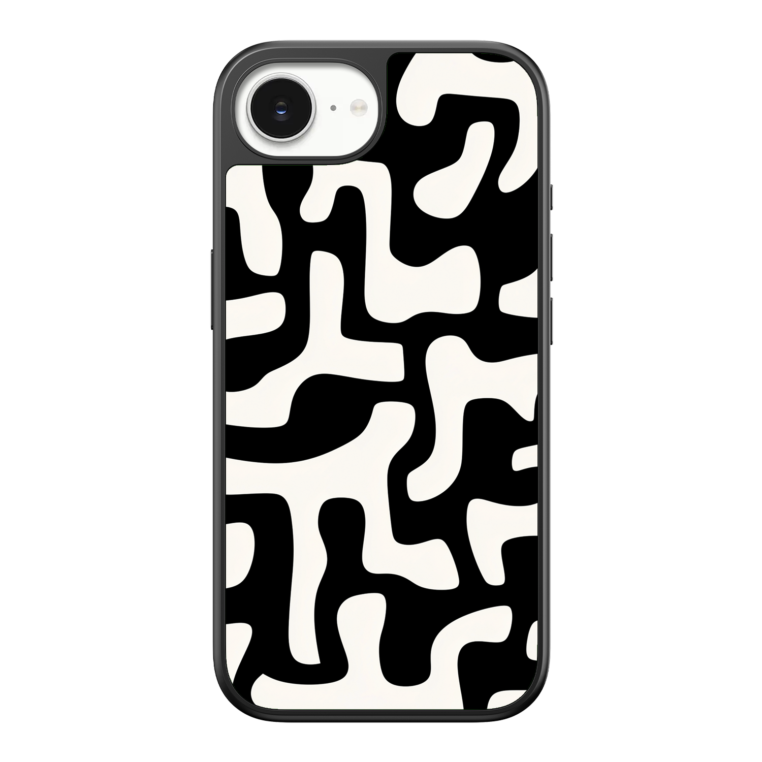 Monochrome Moo iPhone Case