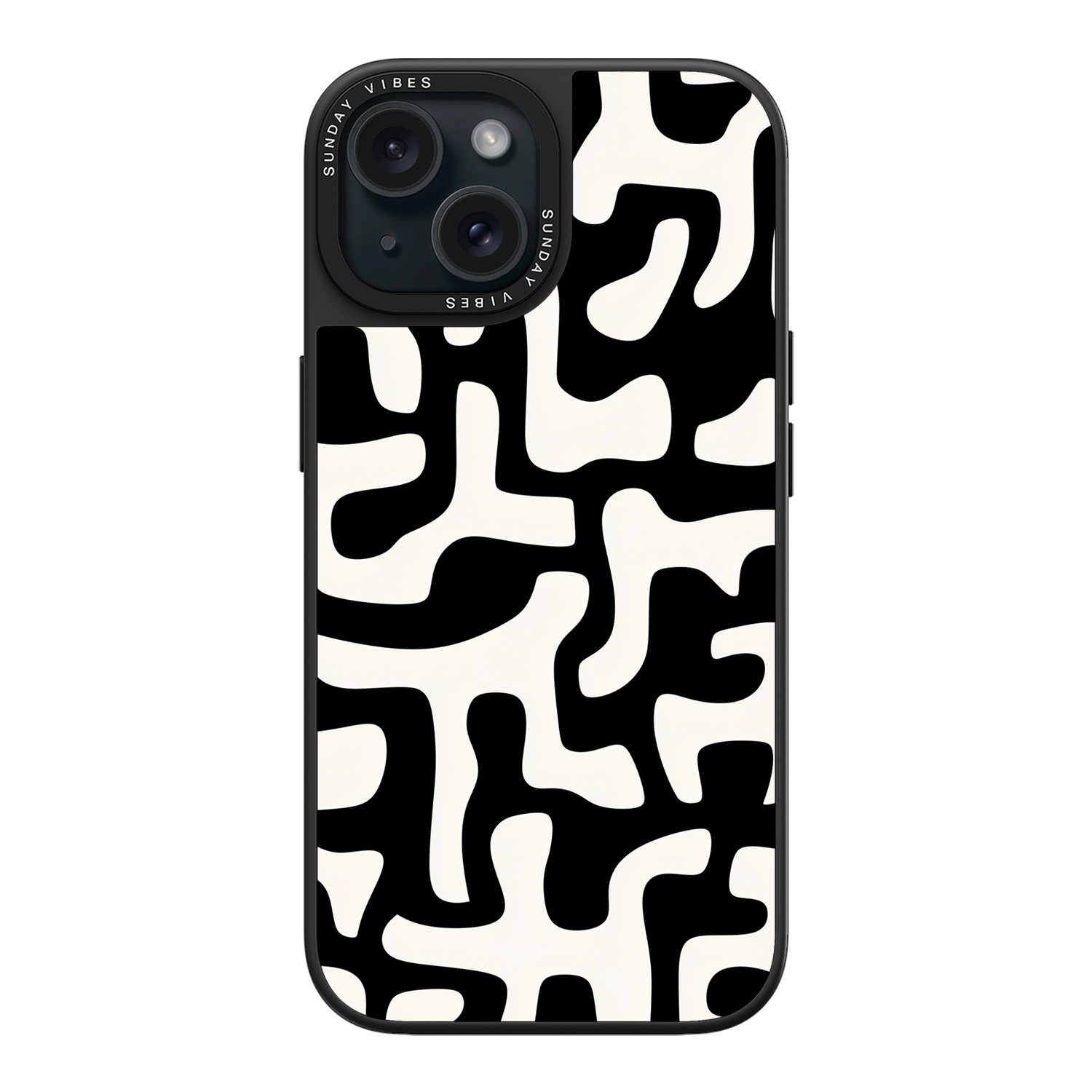 Monochrome Moo iPhone Case