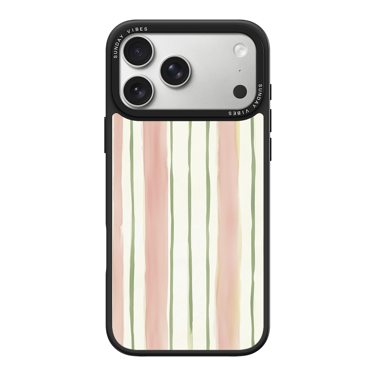 Pastel Stripe Serenade iPhone Case