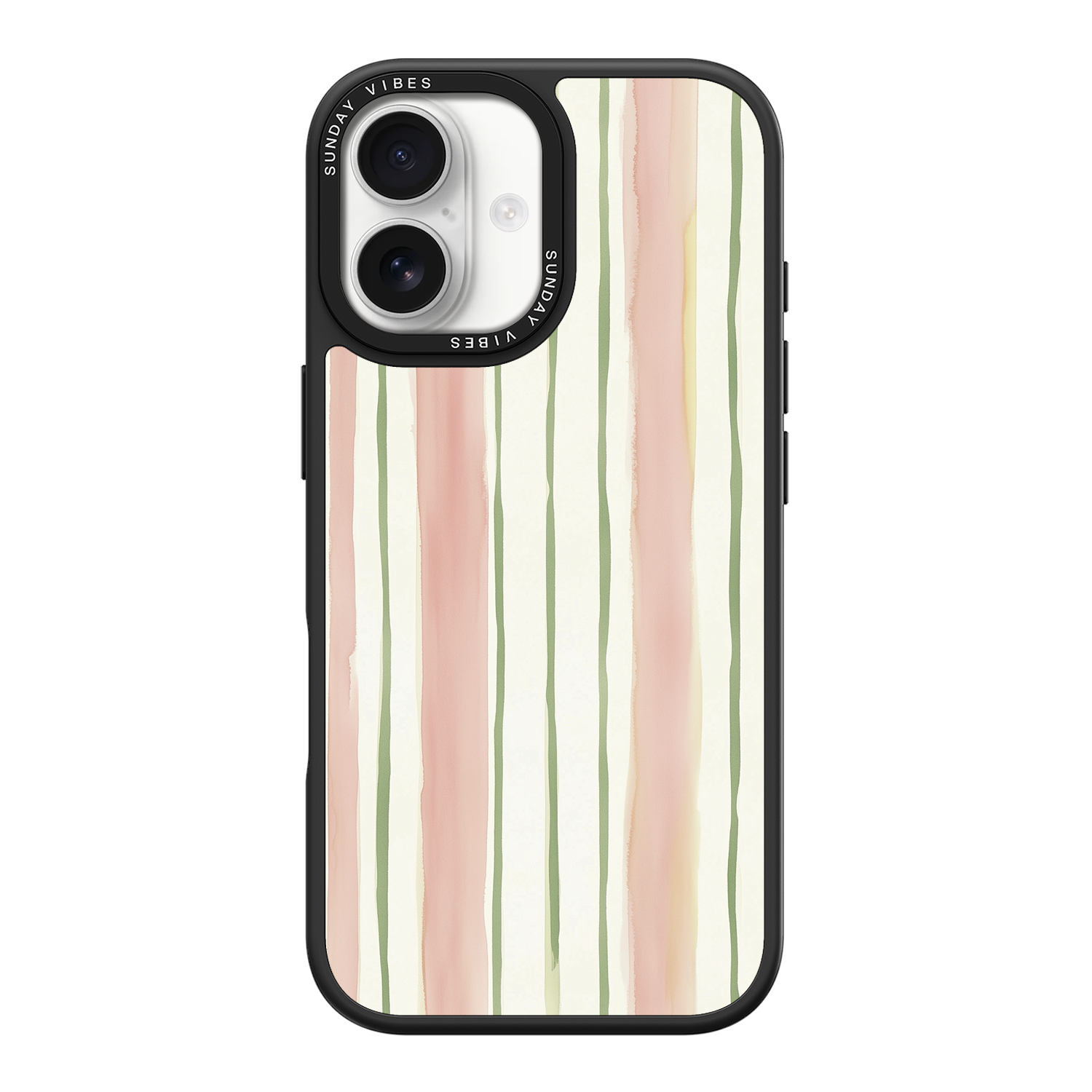Pastel Stripe Serenade iPhone Case