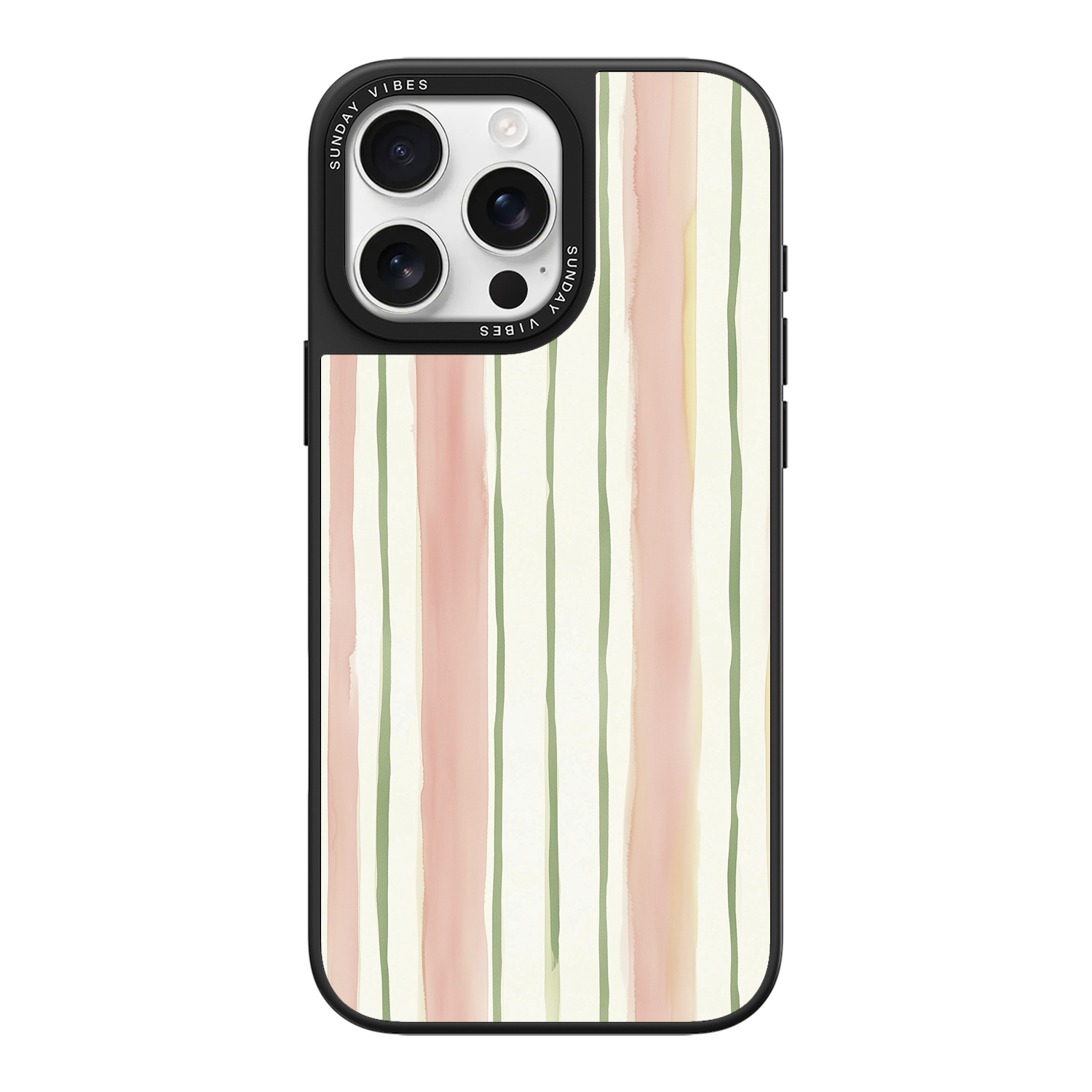 Pastel Stripe Serenade iPhone Case