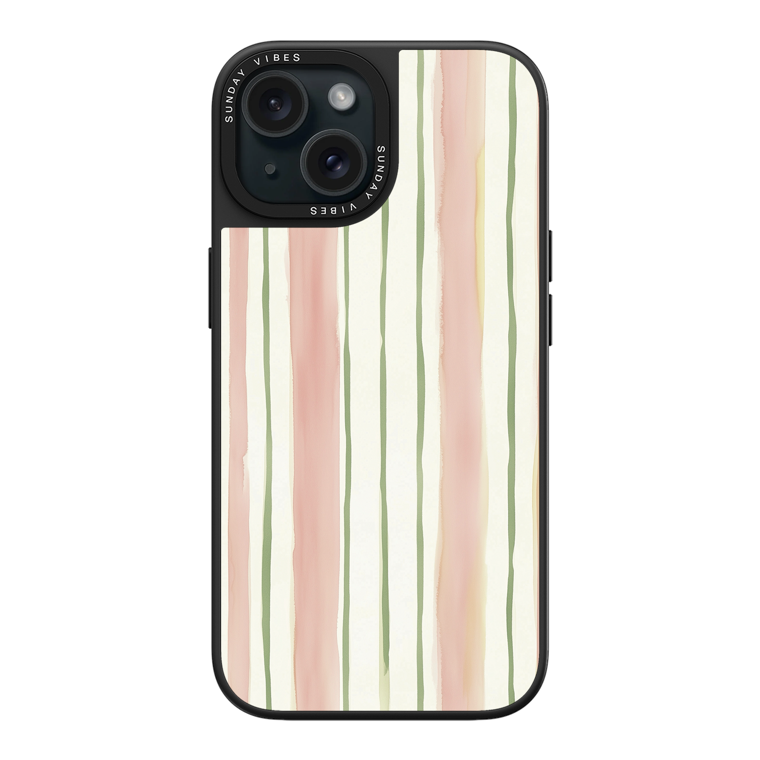 Pastel Stripe Serenade iPhone Case