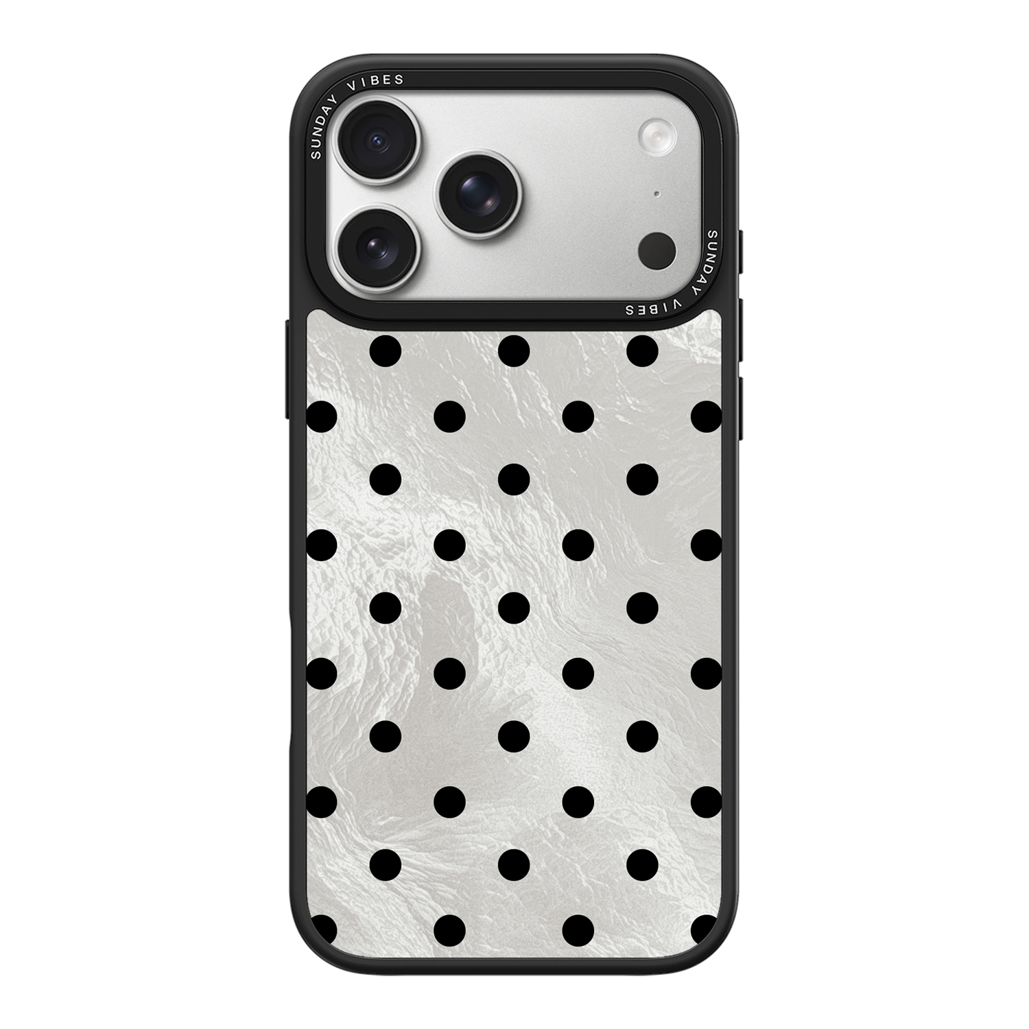 Moon Dust Polka iPhone Case