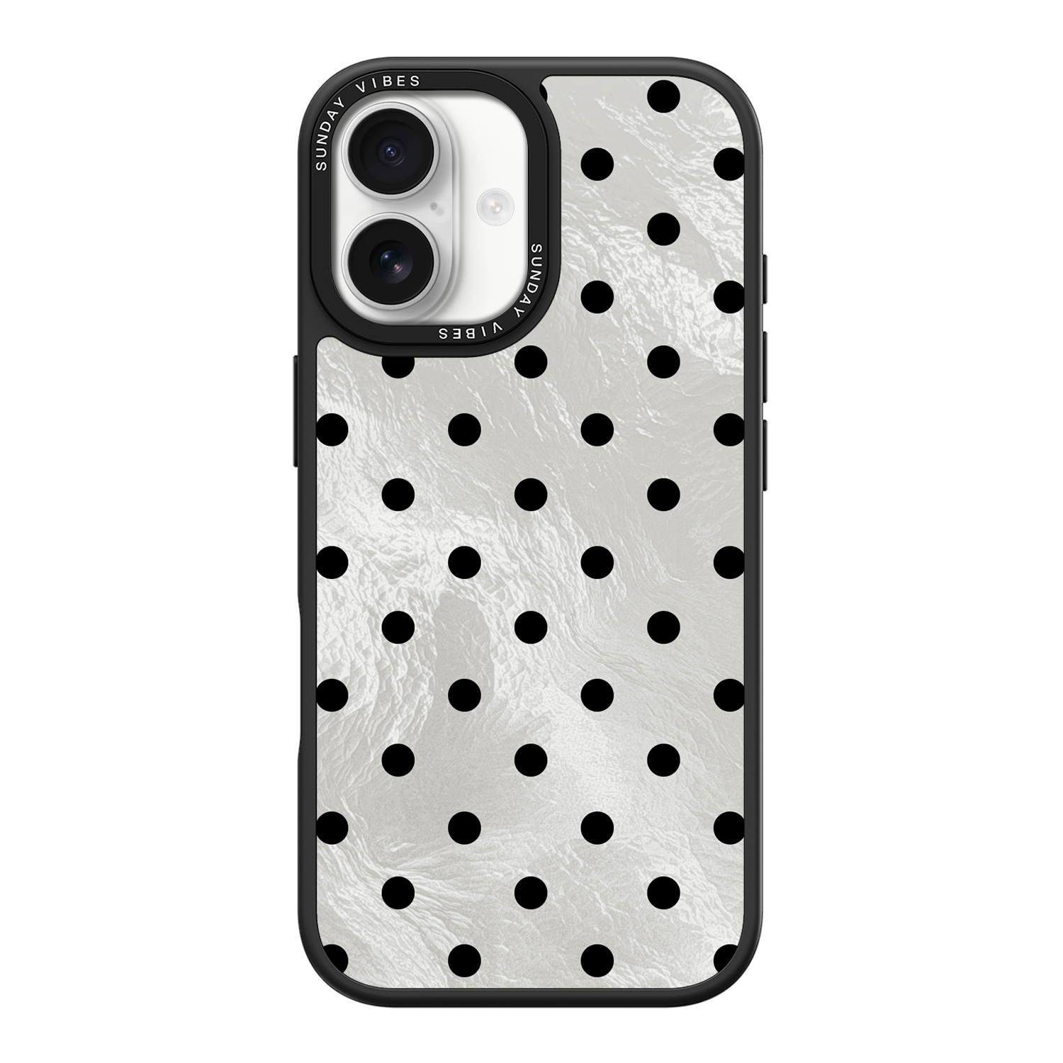Moon Dust Polka iPhone Case