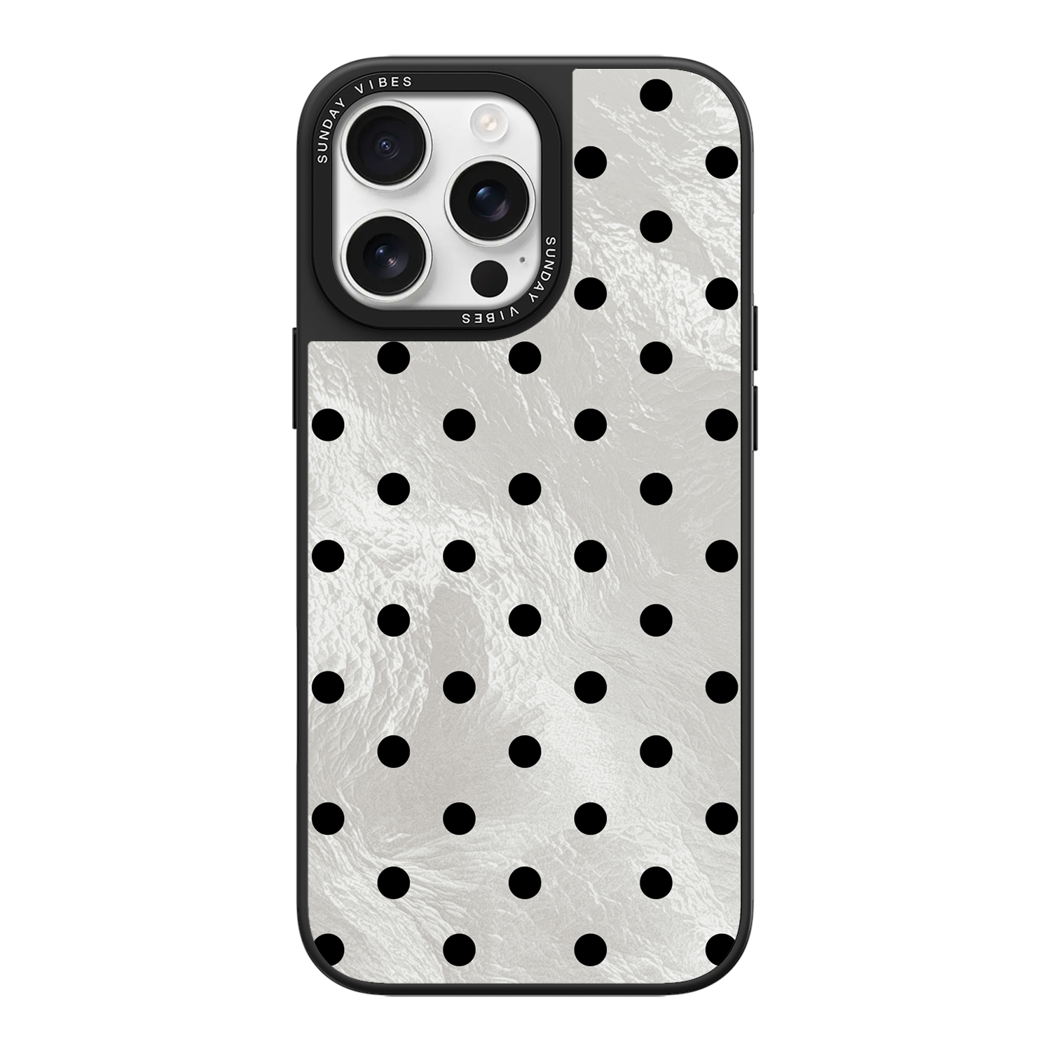 Moon Dust Polka iPhone Case