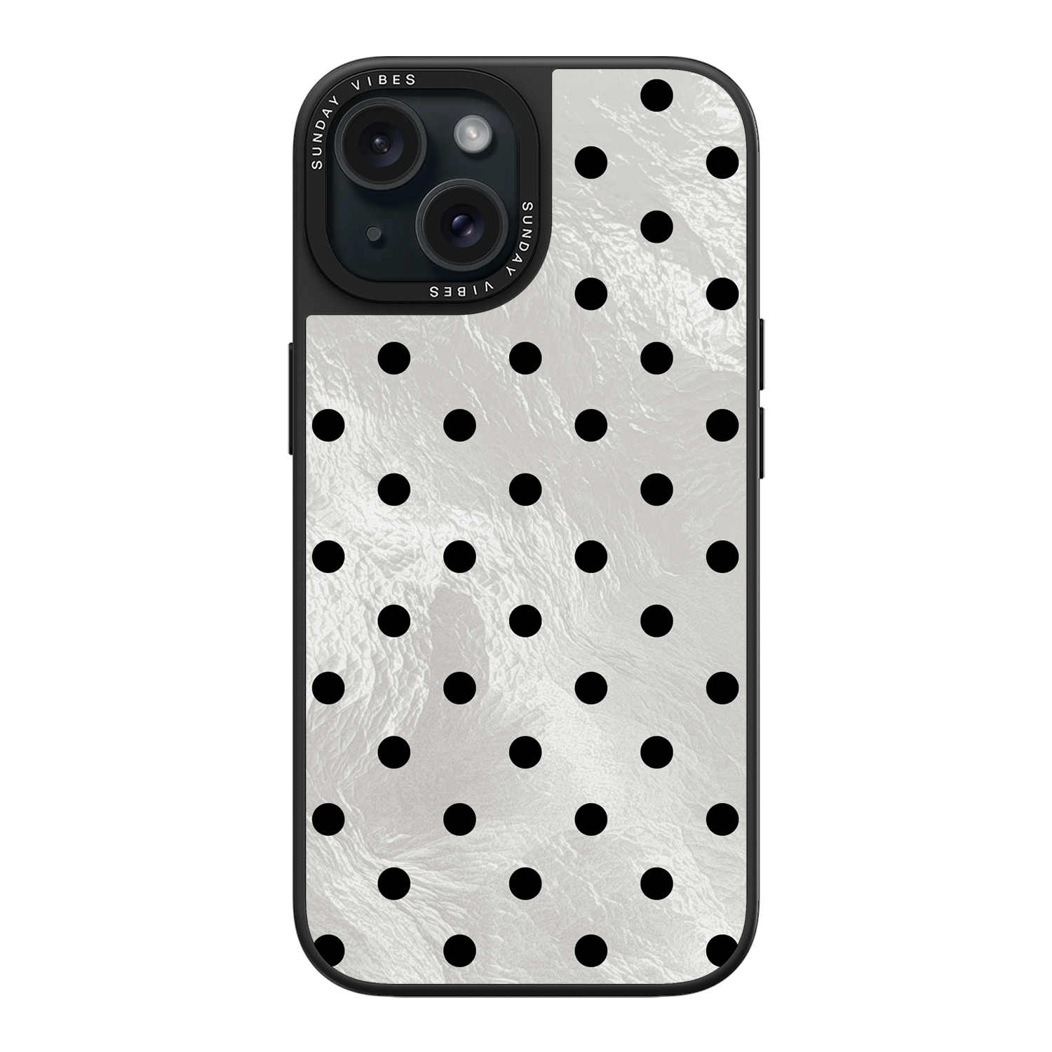 Moon Dust Polka iPhone Case