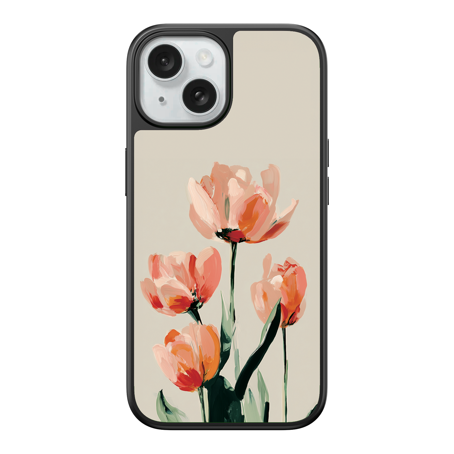 Coral Canvas iPhone Case