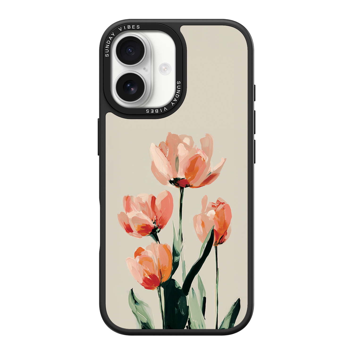 Coral Canvas iPhone Case