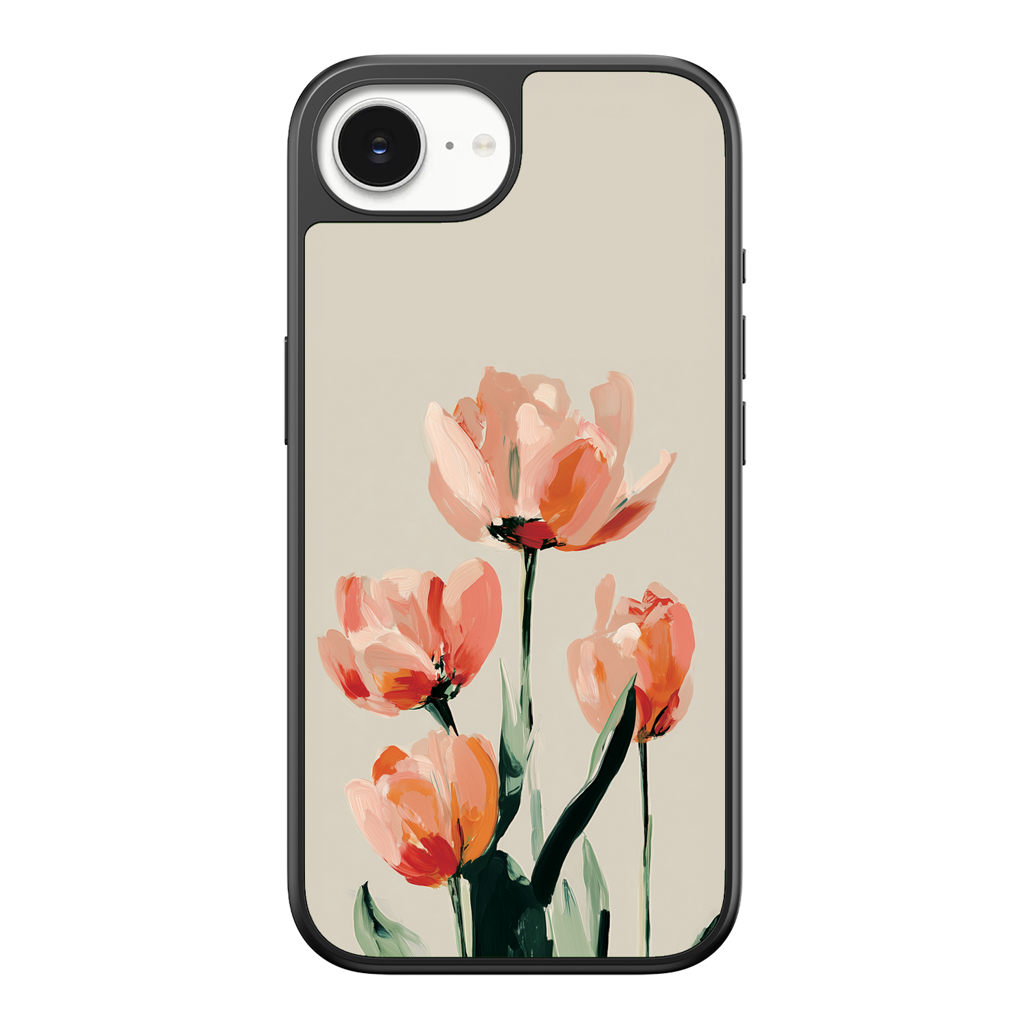 Coral Canvas iPhone Case