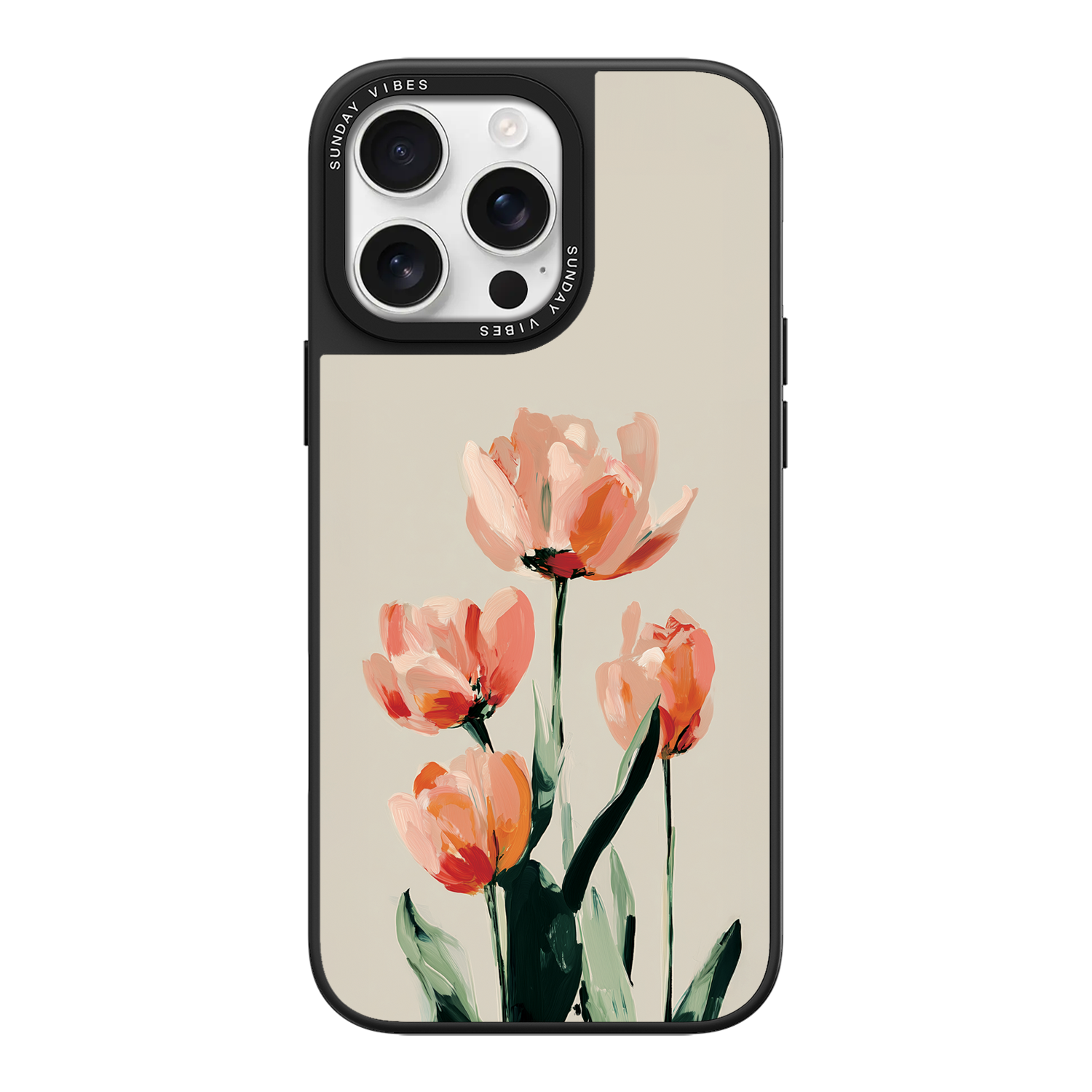 Coral Canvas iPhone Case