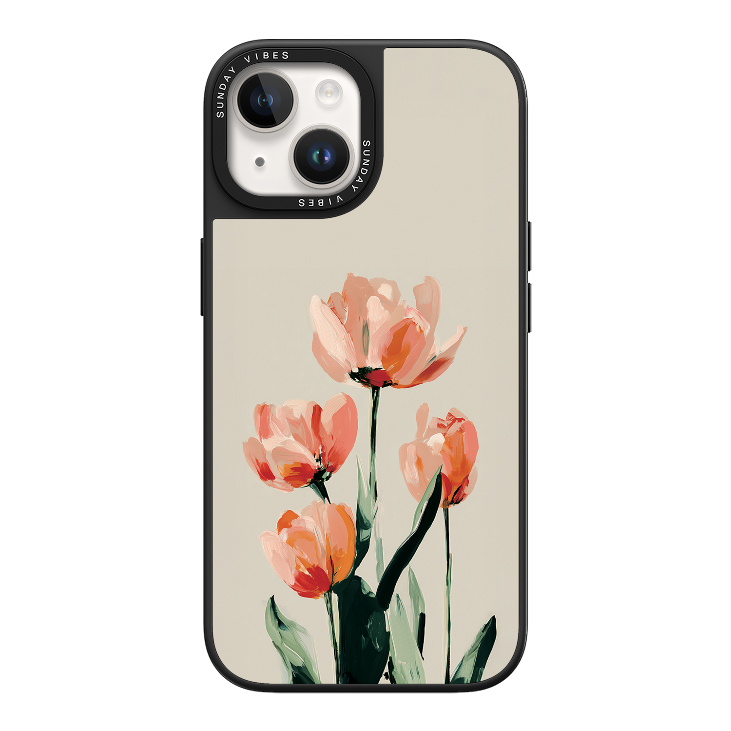 Coral Canvas iPhone Case