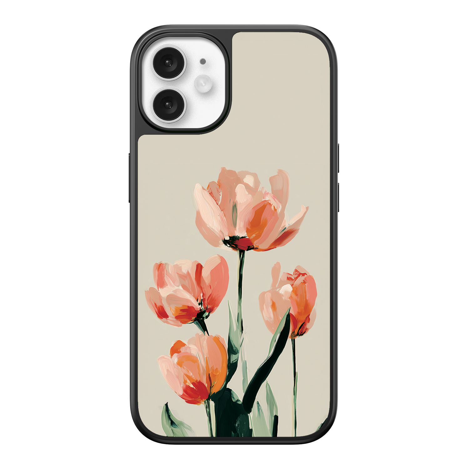Coral Canvas iPhone Case