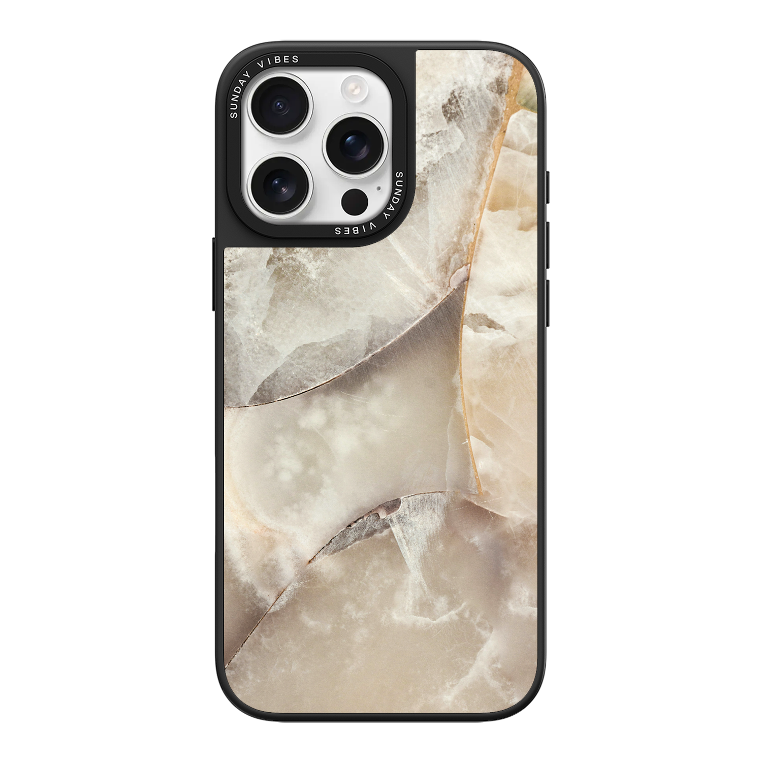 Alabaster Whirl iPhone Case