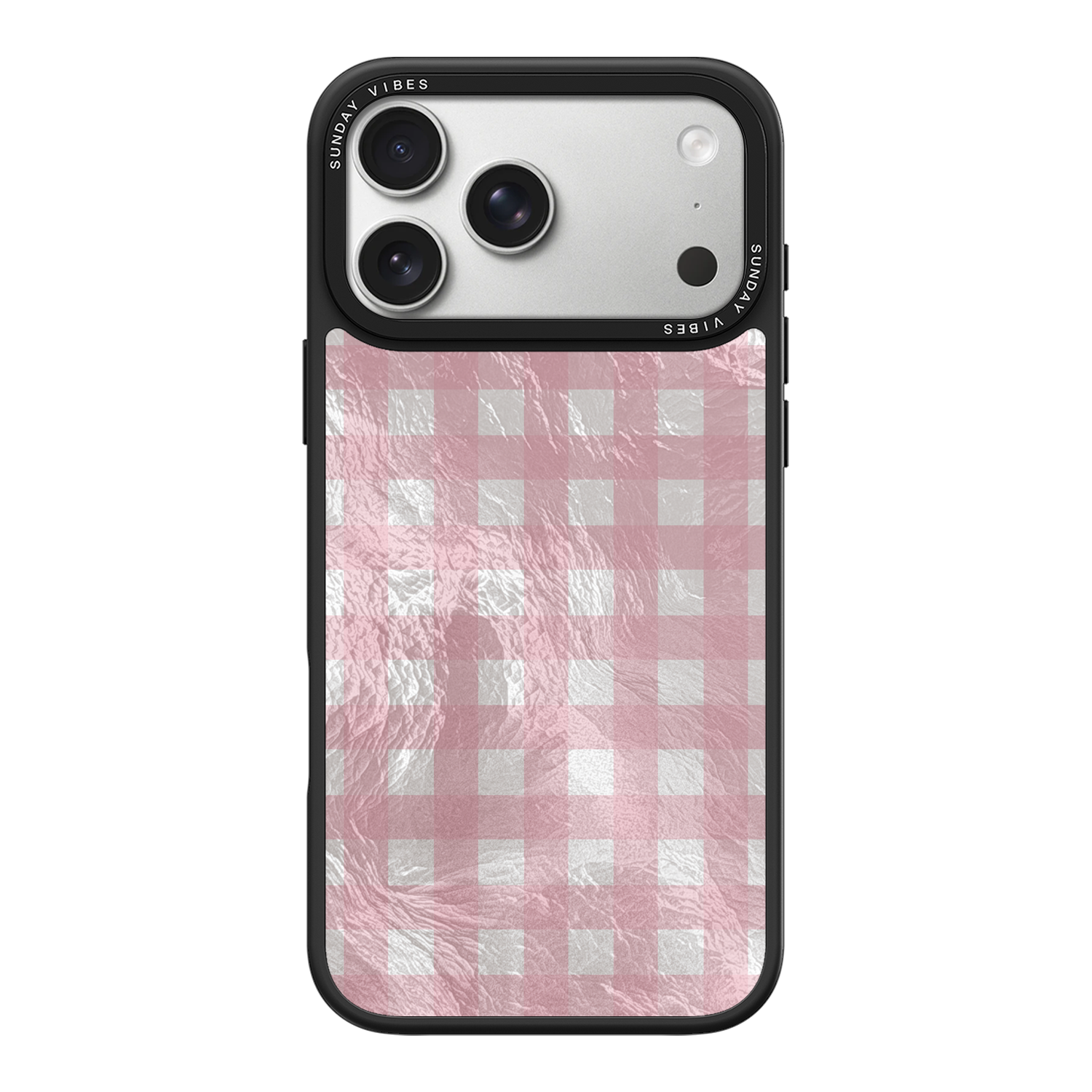 Bubblegum Check iPhone Case