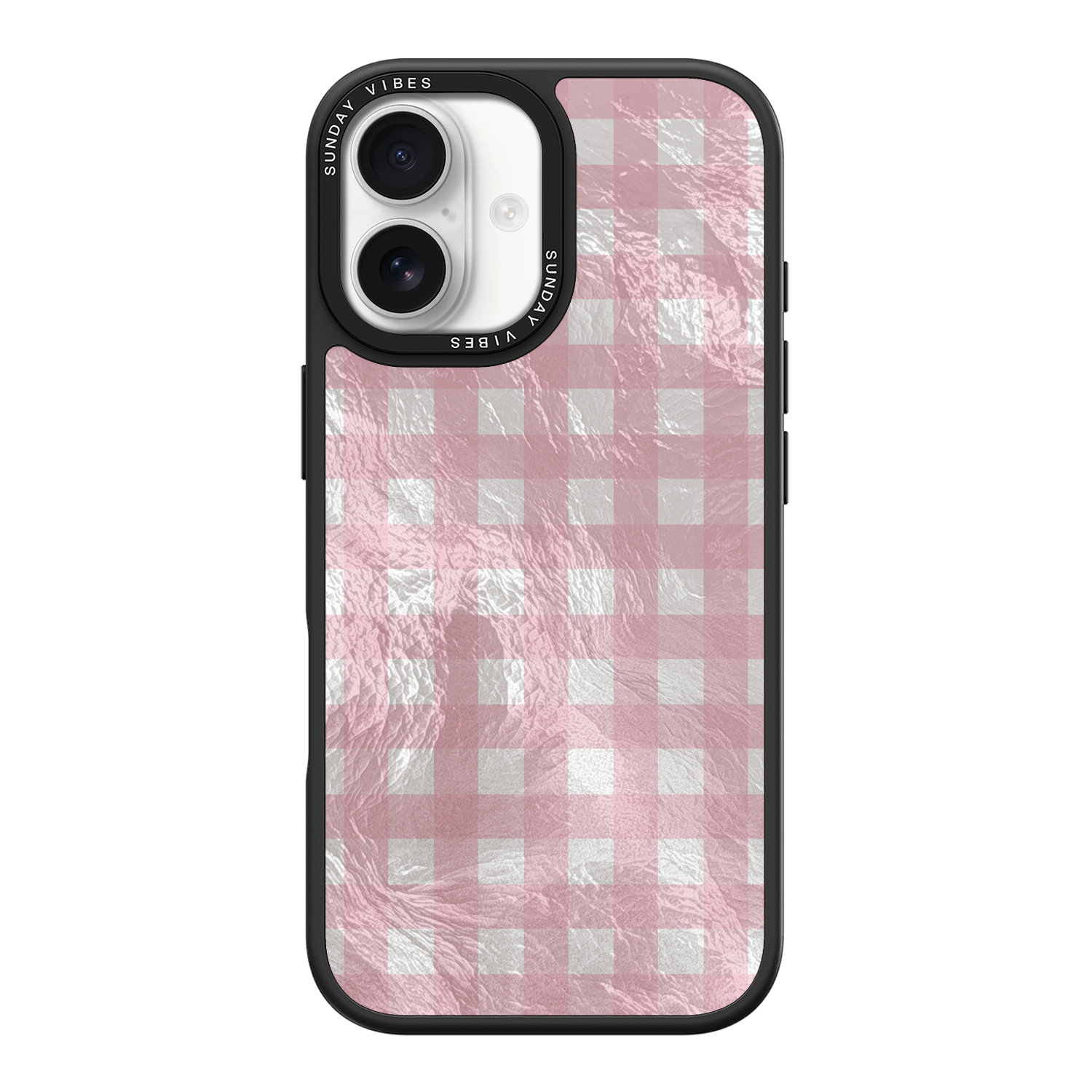 Bubblegum Check iPhone Case