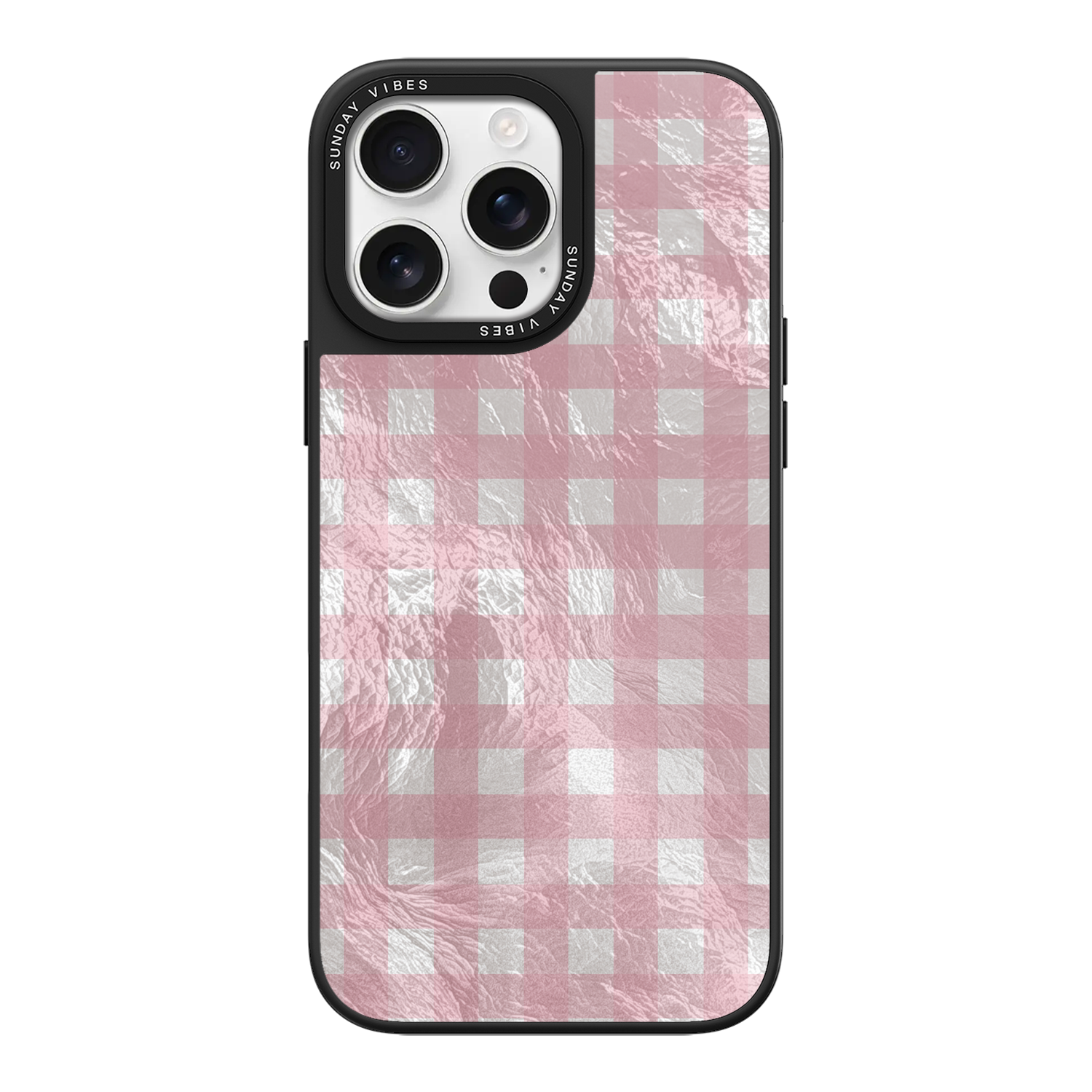 Bubblegum Check iPhone Case