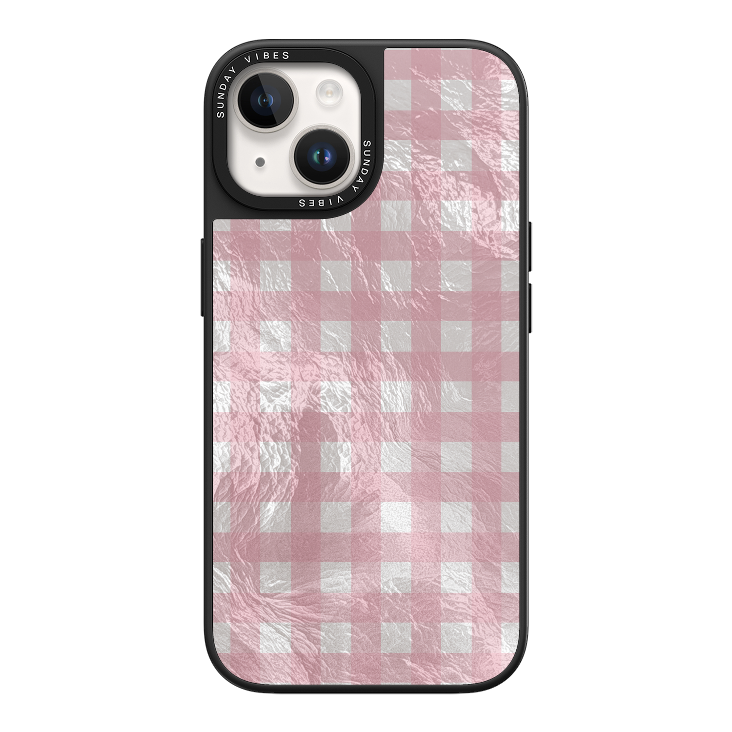 Bubblegum Check iPhone Case
