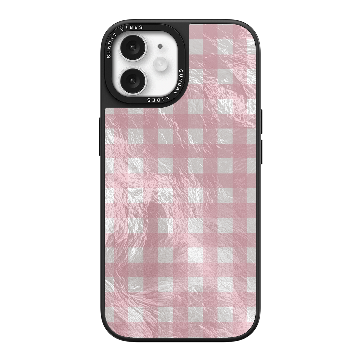Bubblegum Check iPhone Case