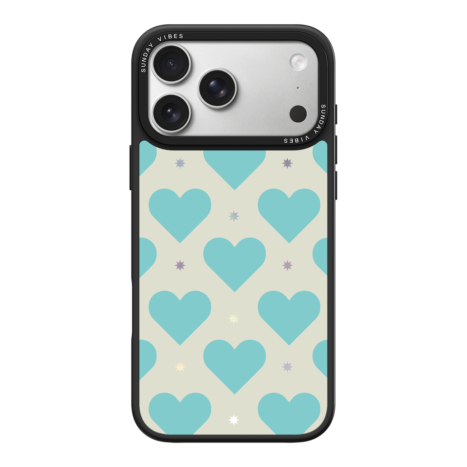 Heart Grid iPhone Case