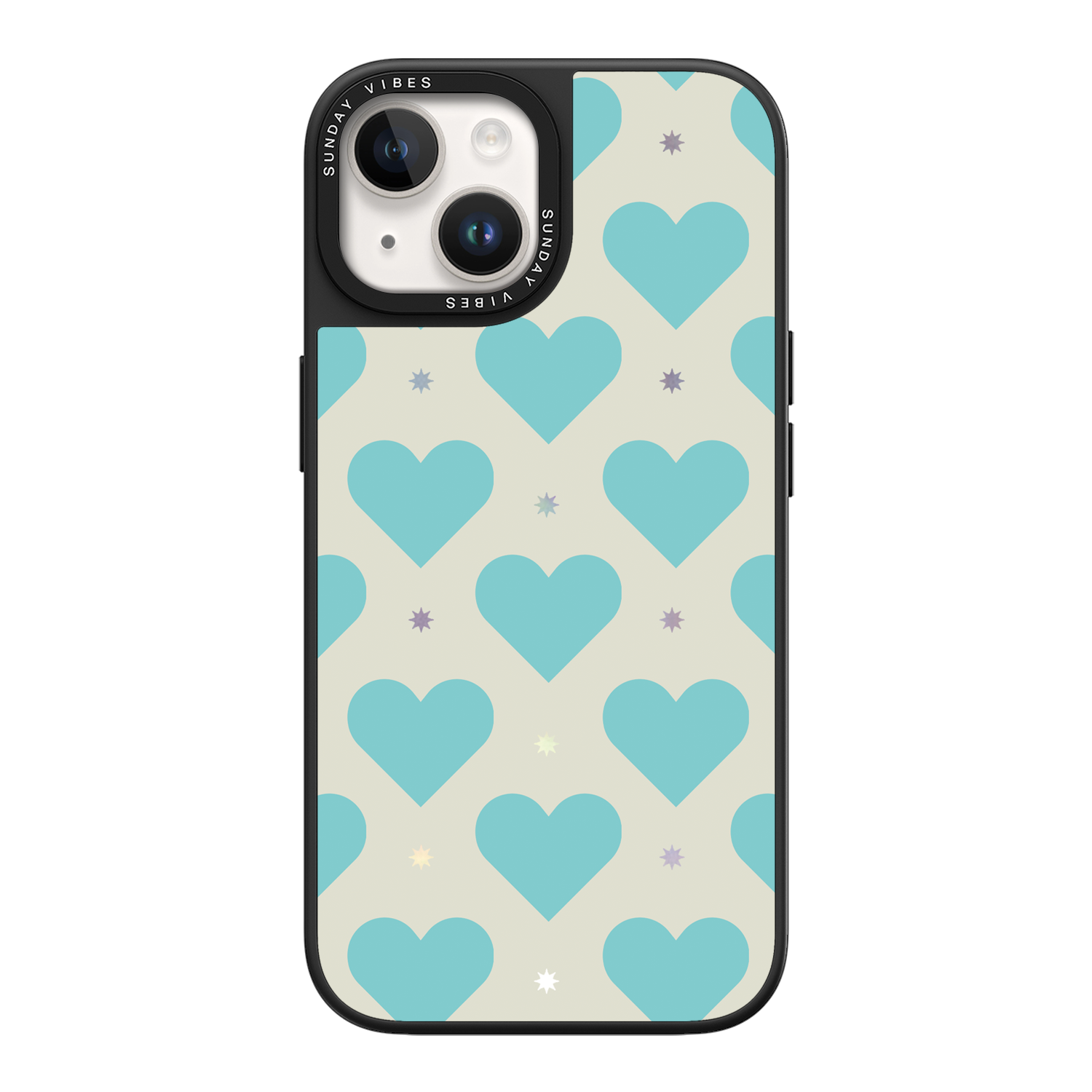Heart Grid iPhone Case