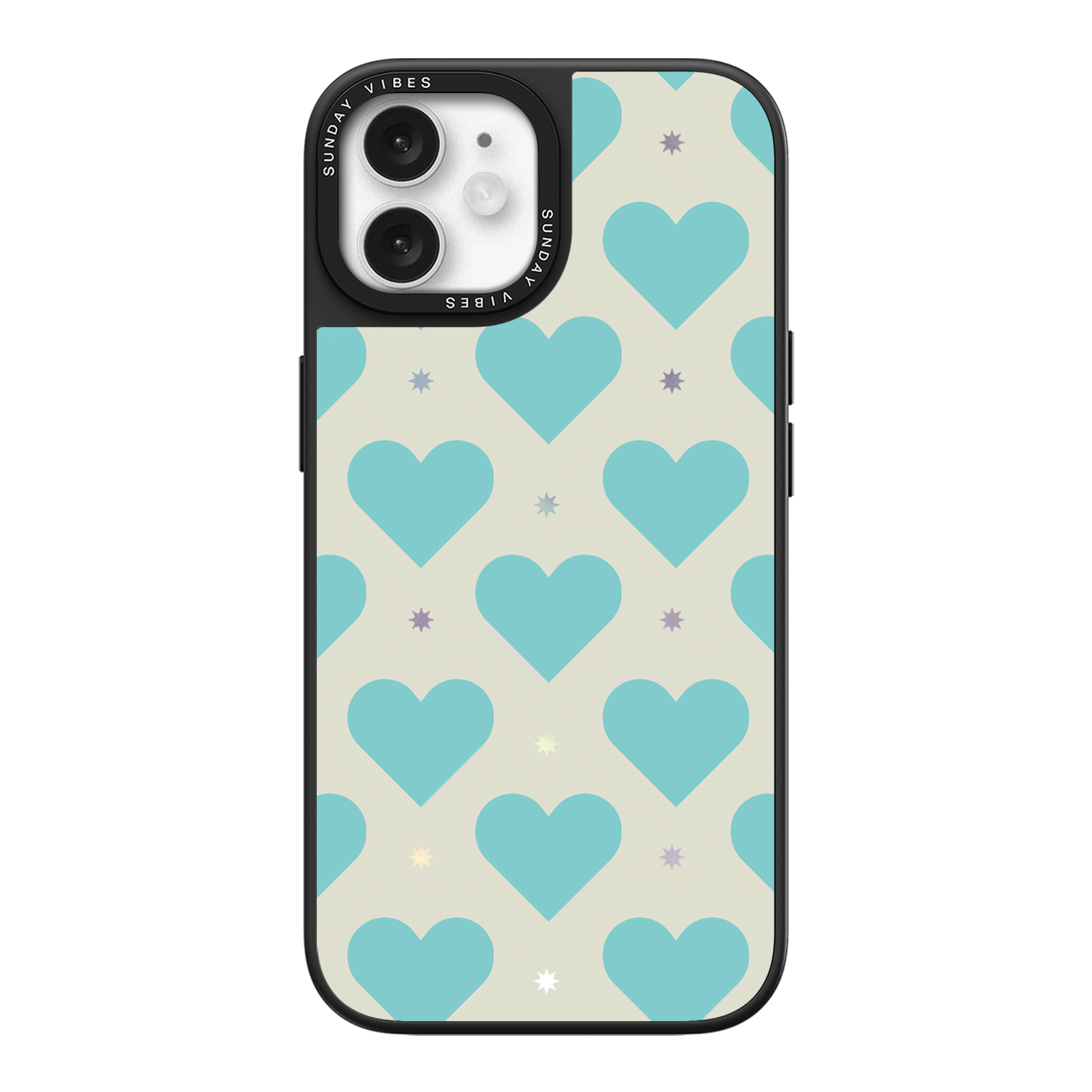 Heart Grid iPhone Case