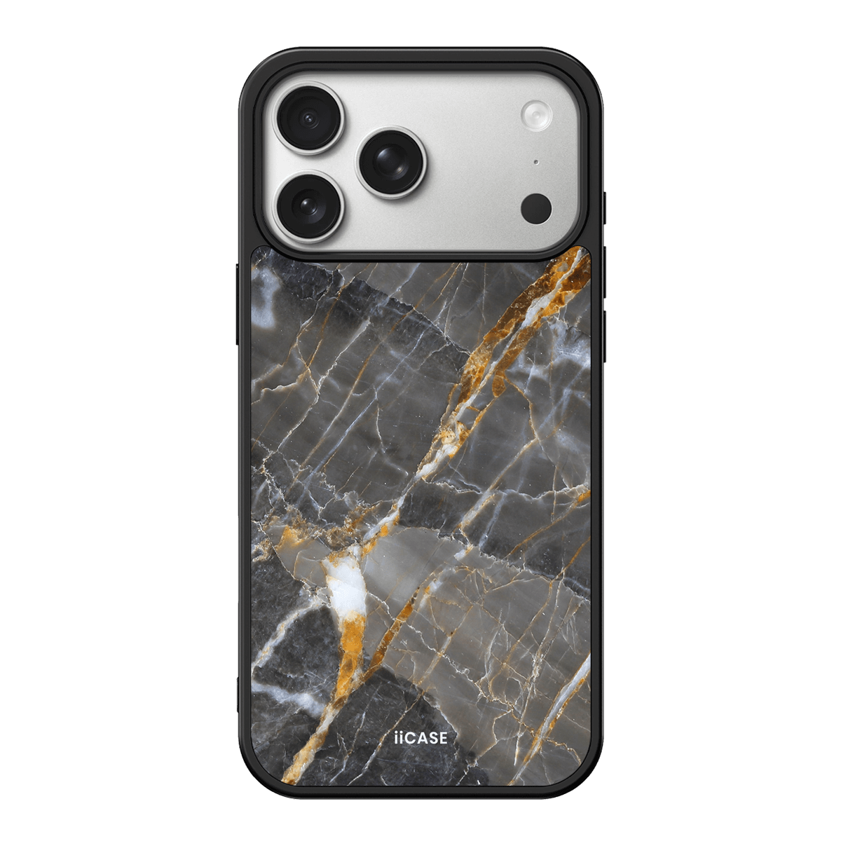 Dark Elegance Marble Elite iPhone Case