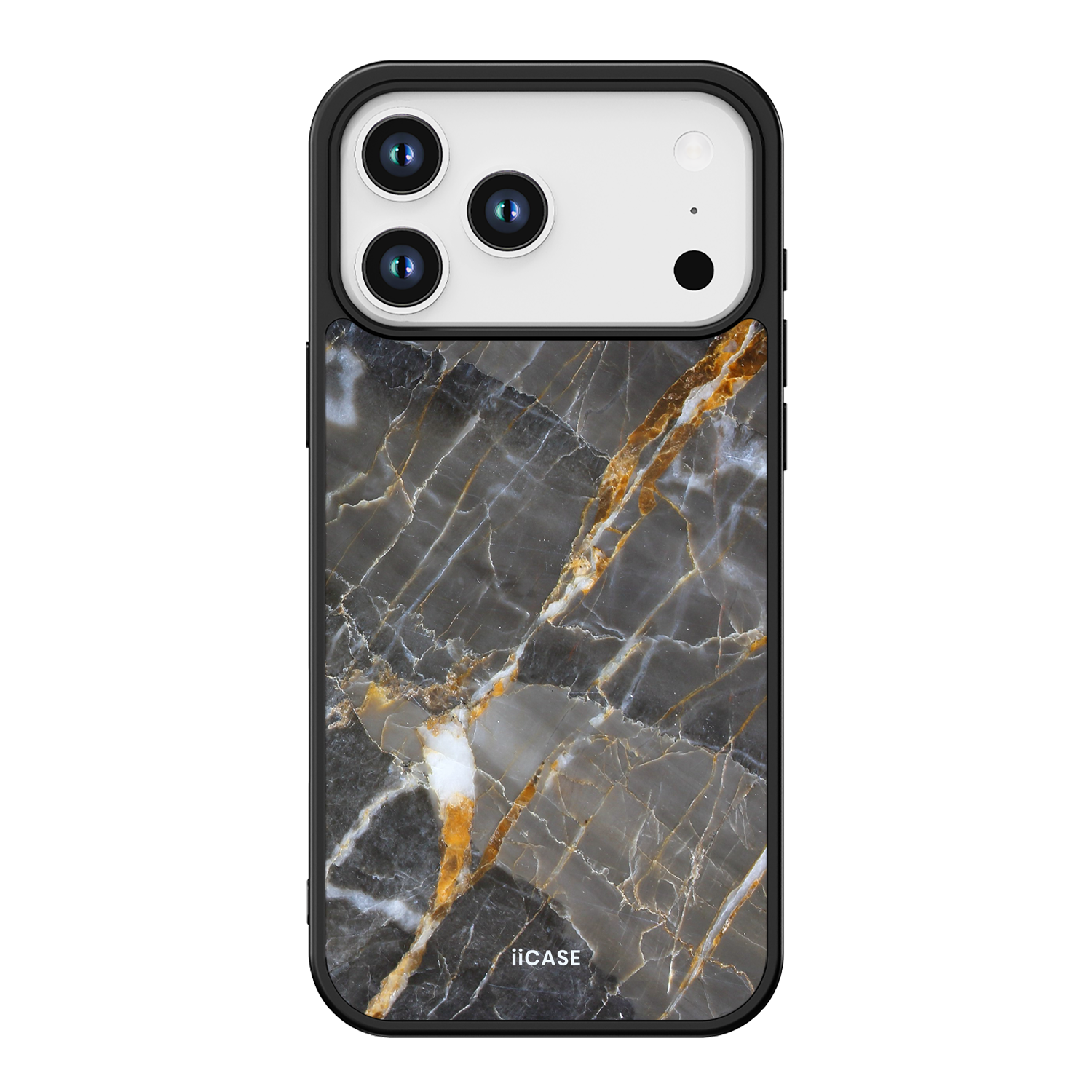 Dark Elegance Marble Elite iPhone Case