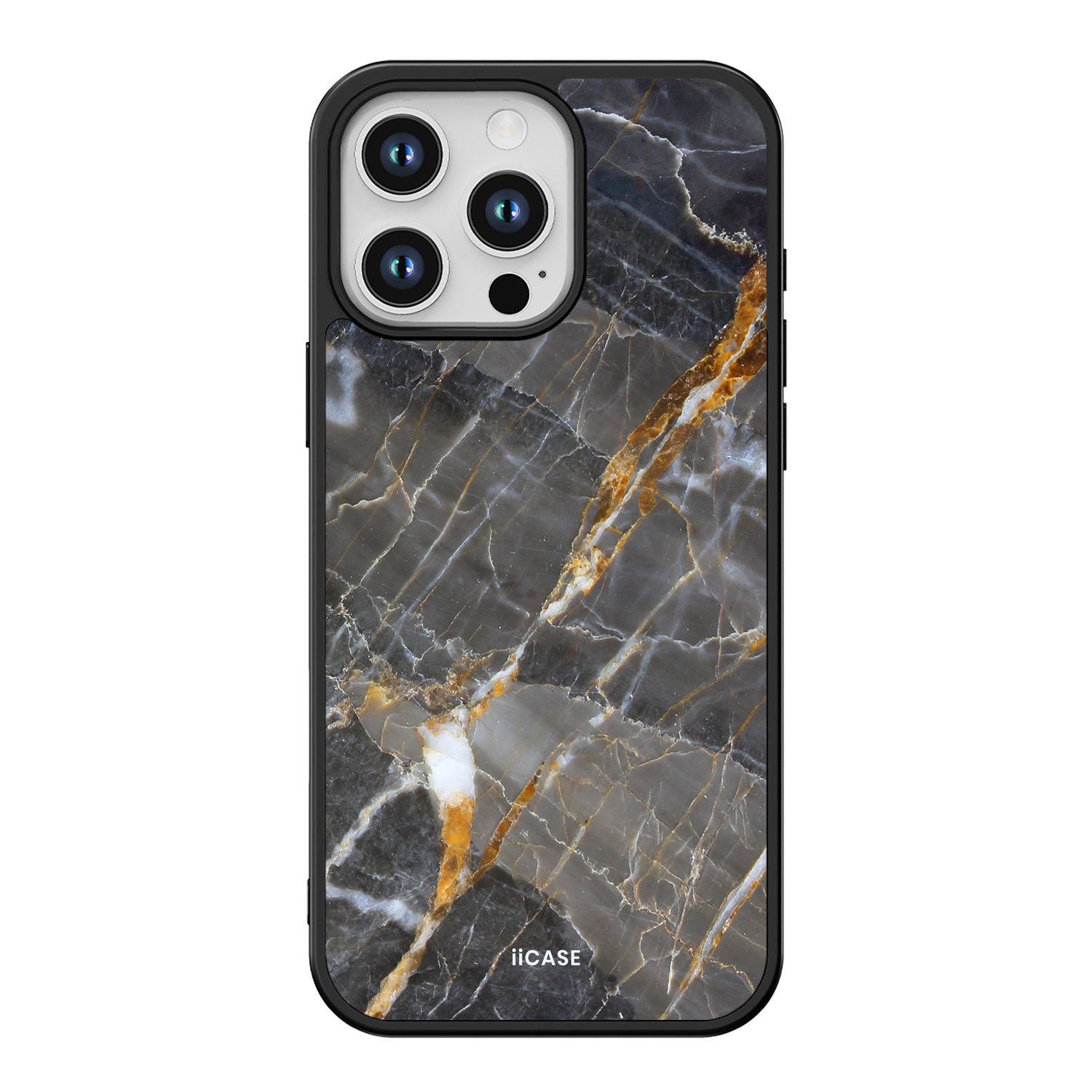 Dark Elegance Marble Elite iPhone Case