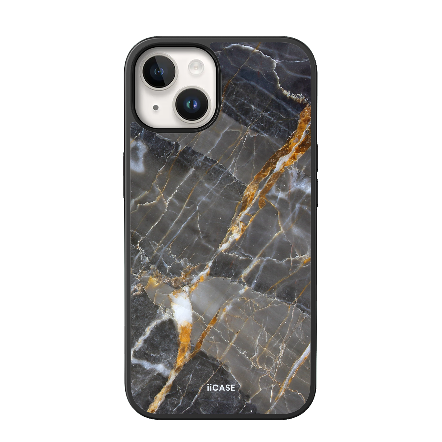 Dark Elegance Marble Elite iPhone Case