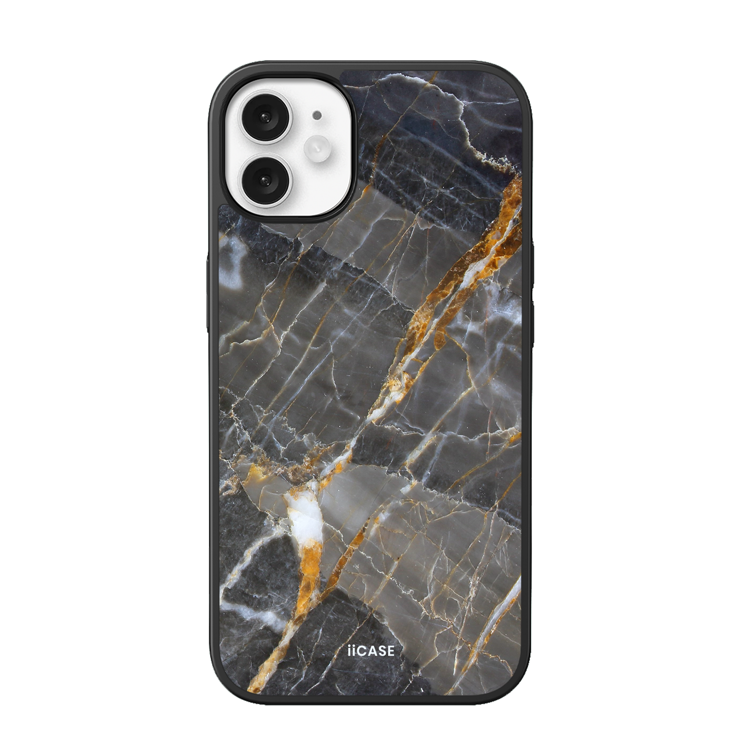 Dark Elegance Marble Elite iPhone Case