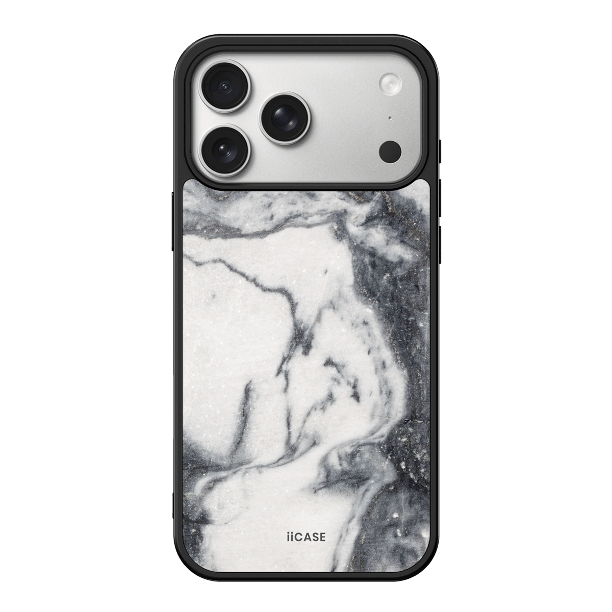 Monochrome Marble Elite iPhone Case