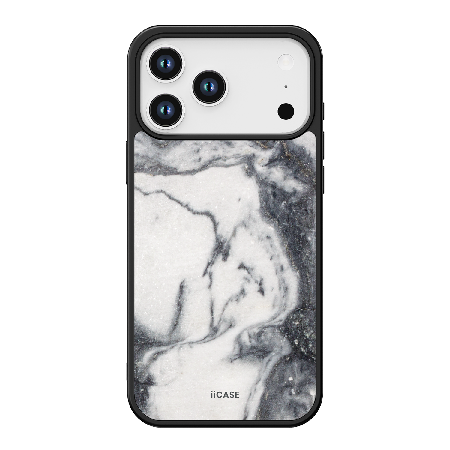 Monochrome Marble Elite iPhone Case