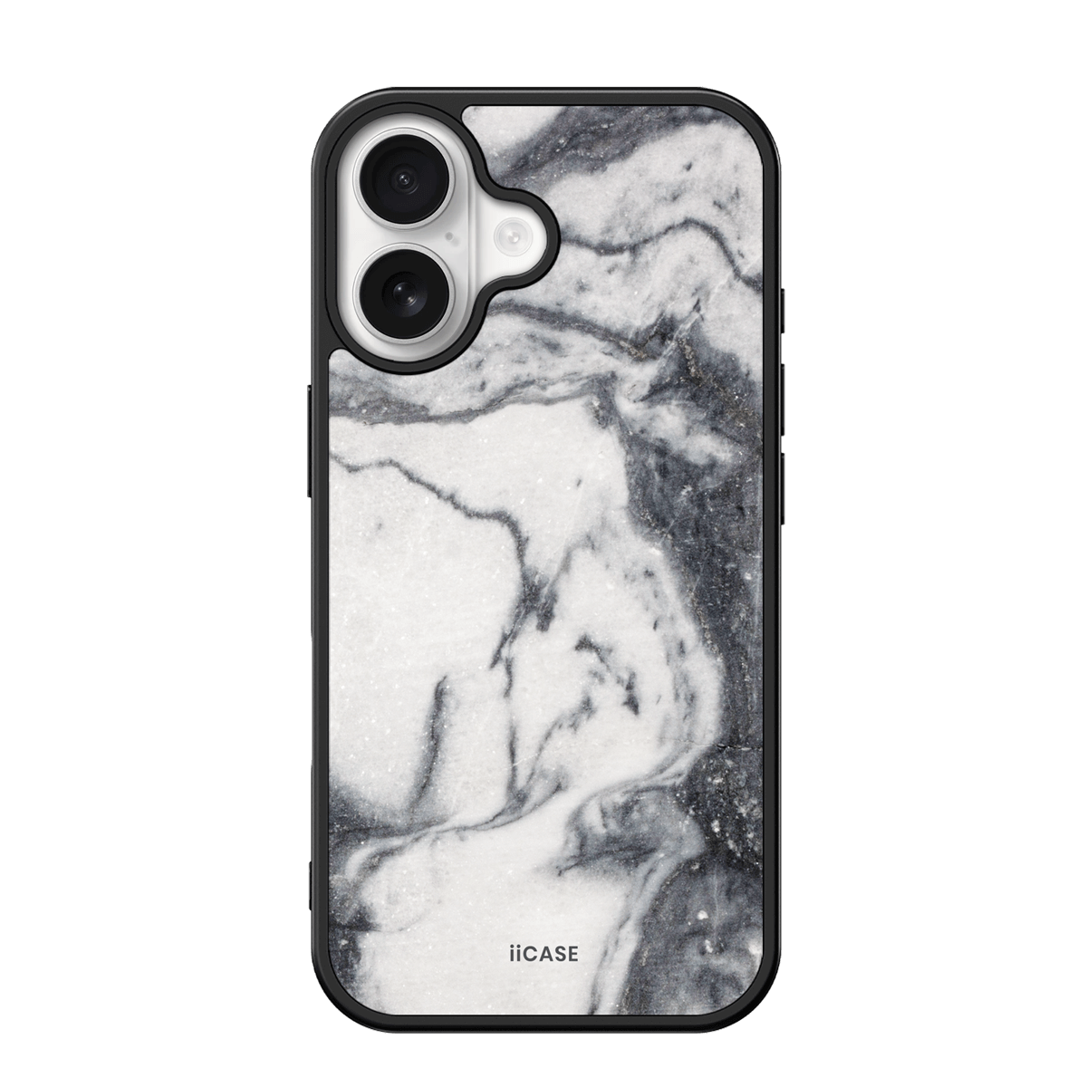 Monochrome Marble Elite iPhone Case