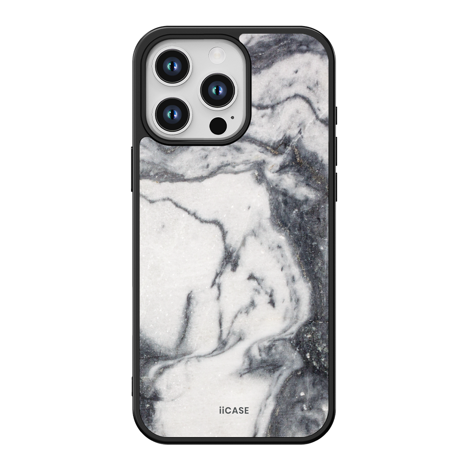 Monochrome Marble Elite iPhone Case