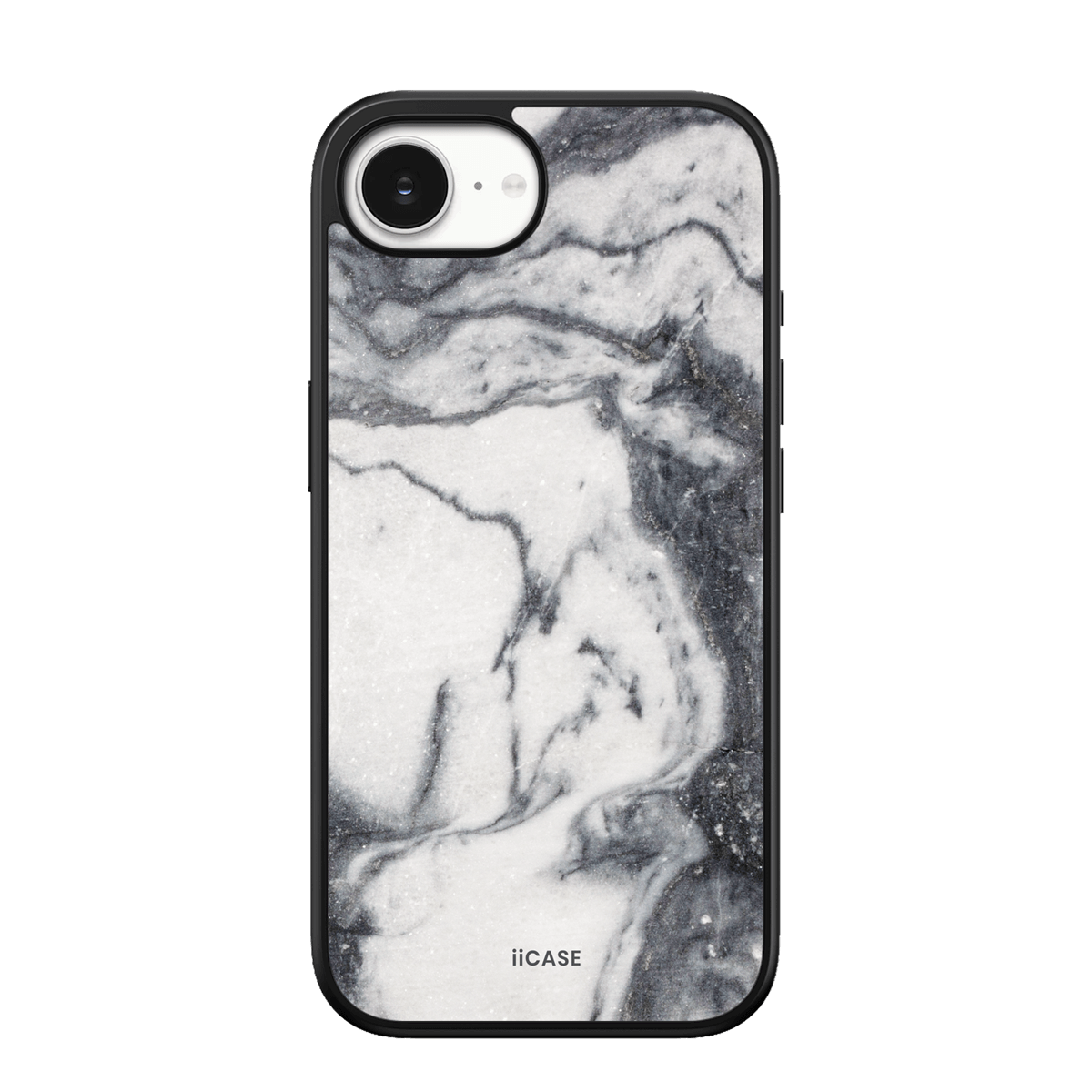 Monochrome Marble Elite iPhone Case