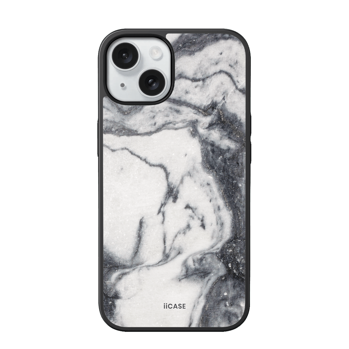 Monochrome Marble Elite iPhone Case
