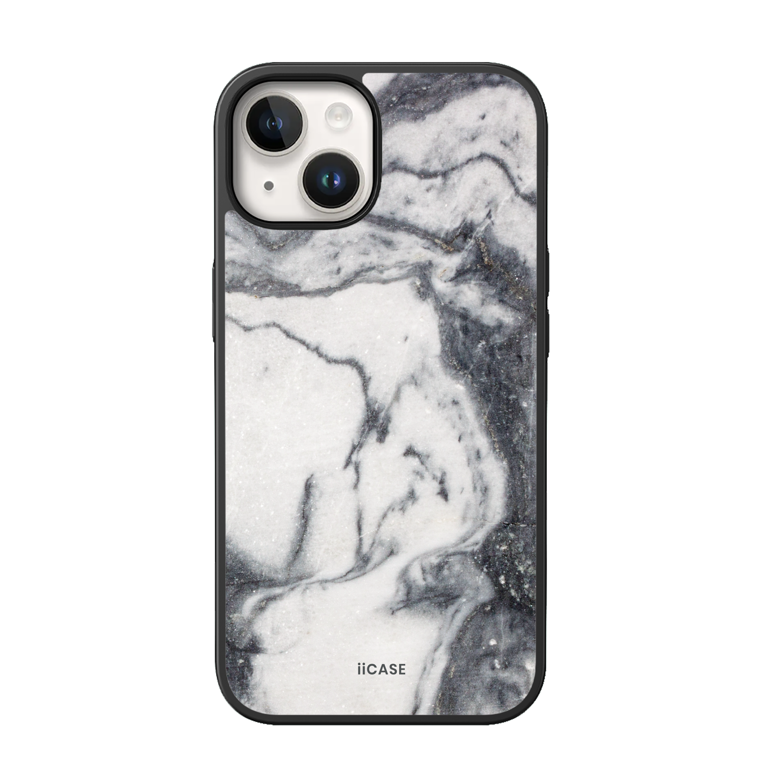 Monochrome Marble Elite iPhone Case