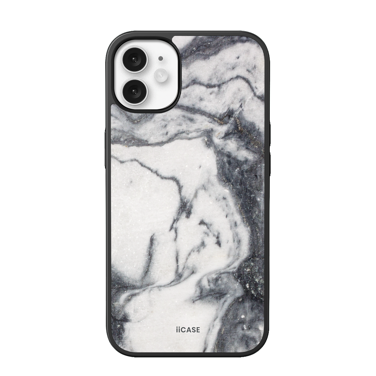 Monochrome Marble Elite iPhone Case
