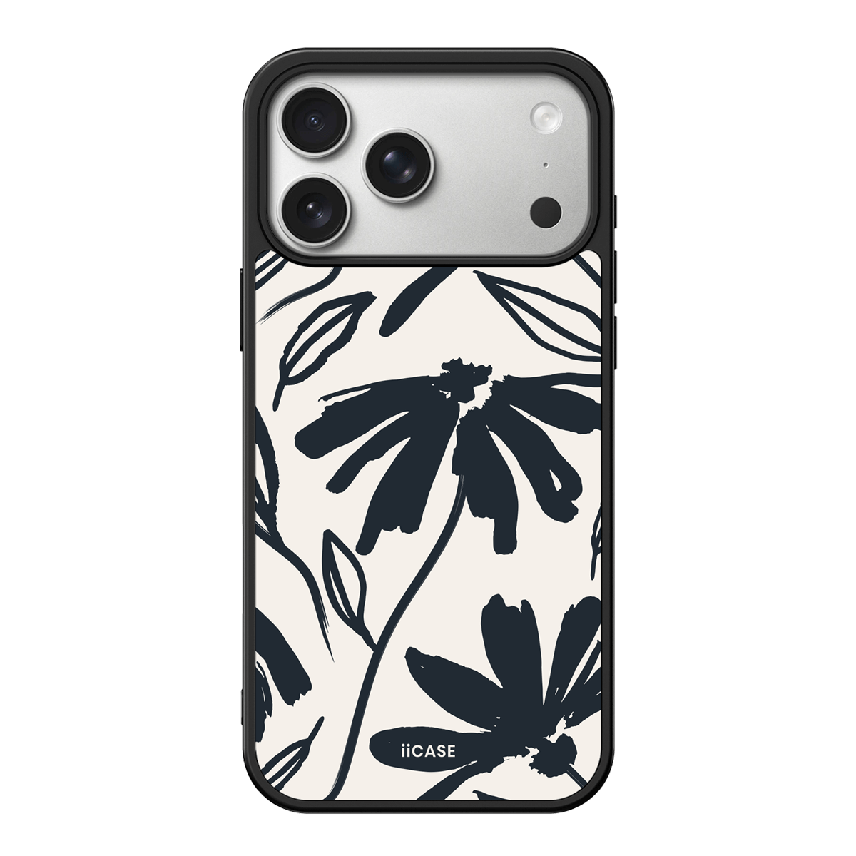 Noir Floral Elite iPhone Case