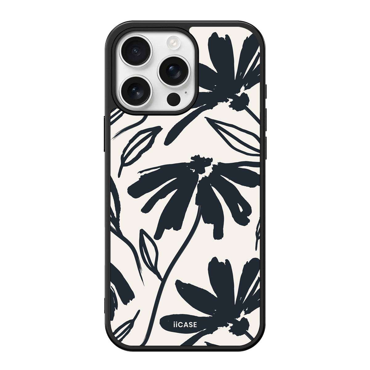 Noir Floral Elite iPhone Case