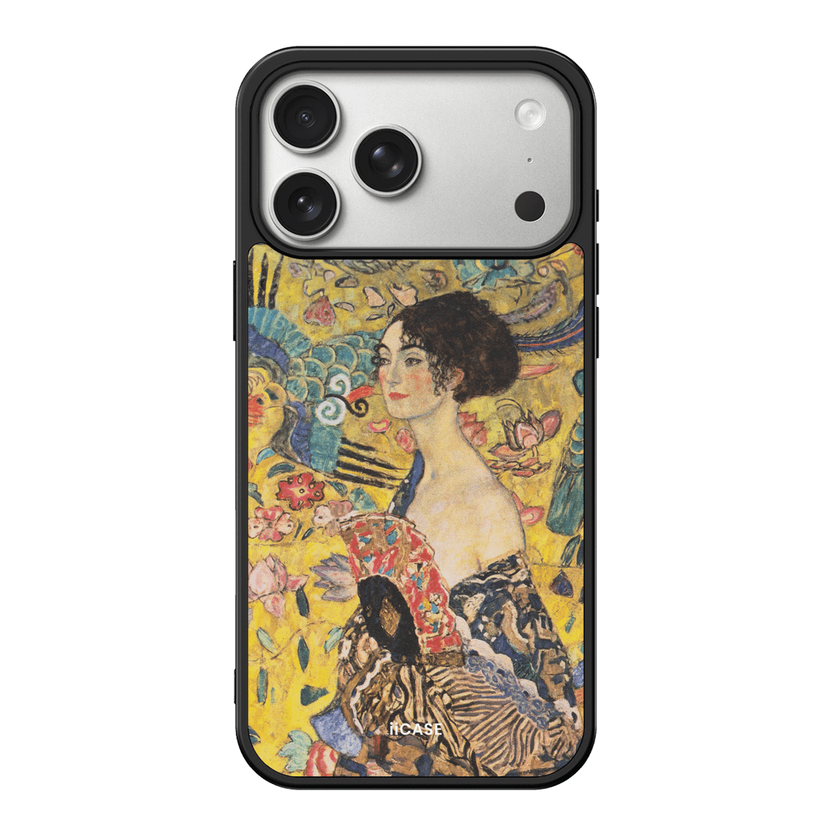 "Lady with a Fan - Gustav Klimt" Elite iPhone Case