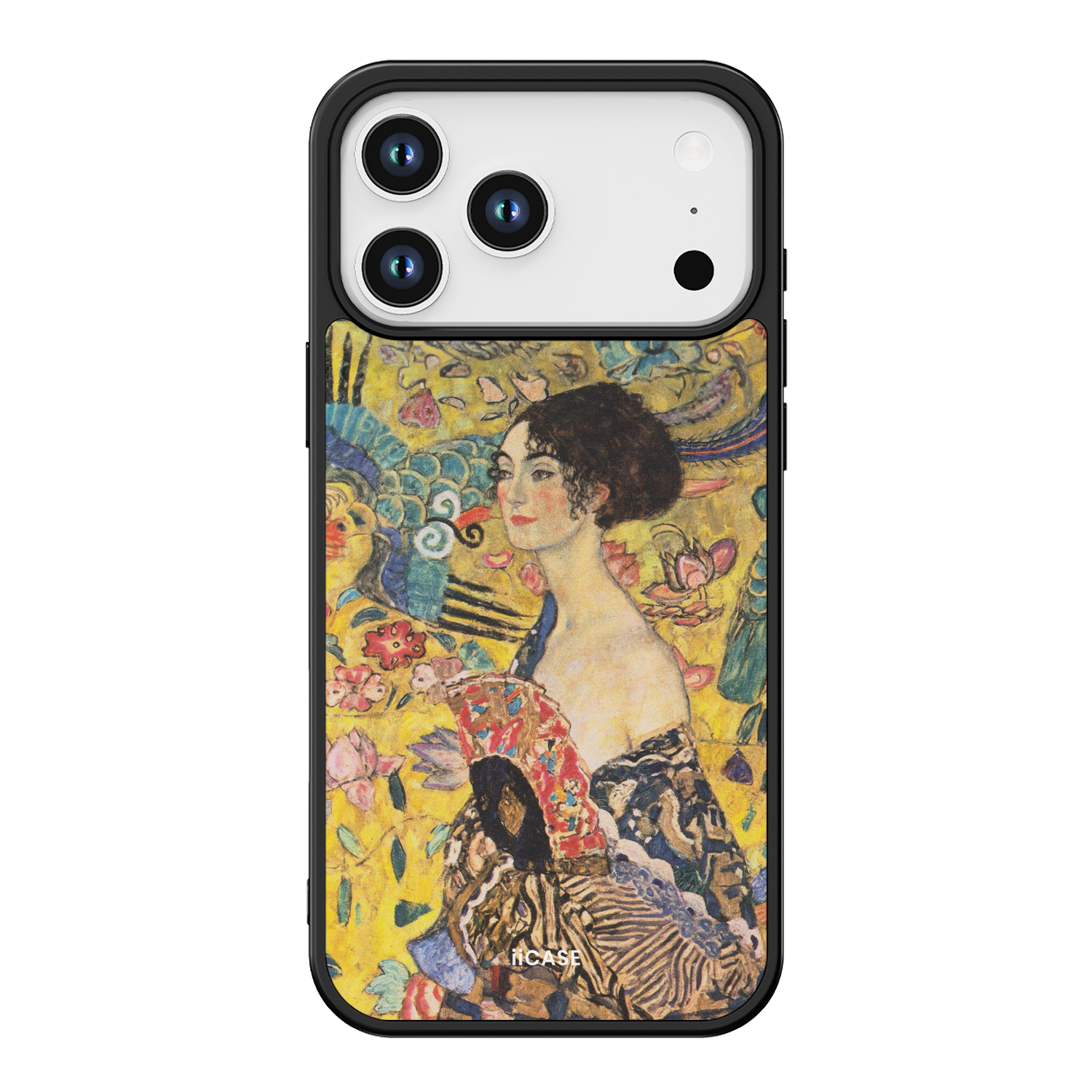 "Lady with a Fan - Gustav Klimt" Elite iPhone Case