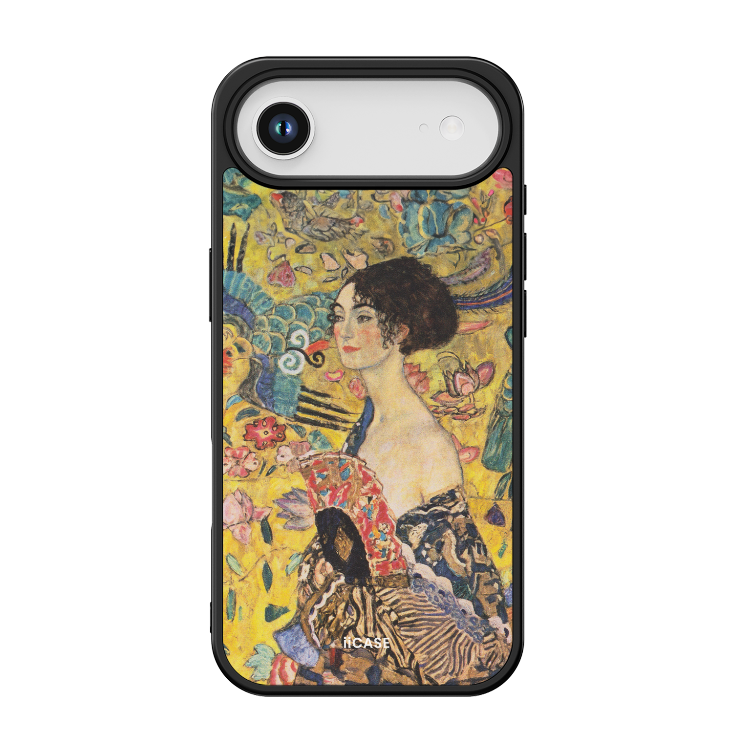 "Lady with a Fan - Gustav Klimt" Elite iPhone Case