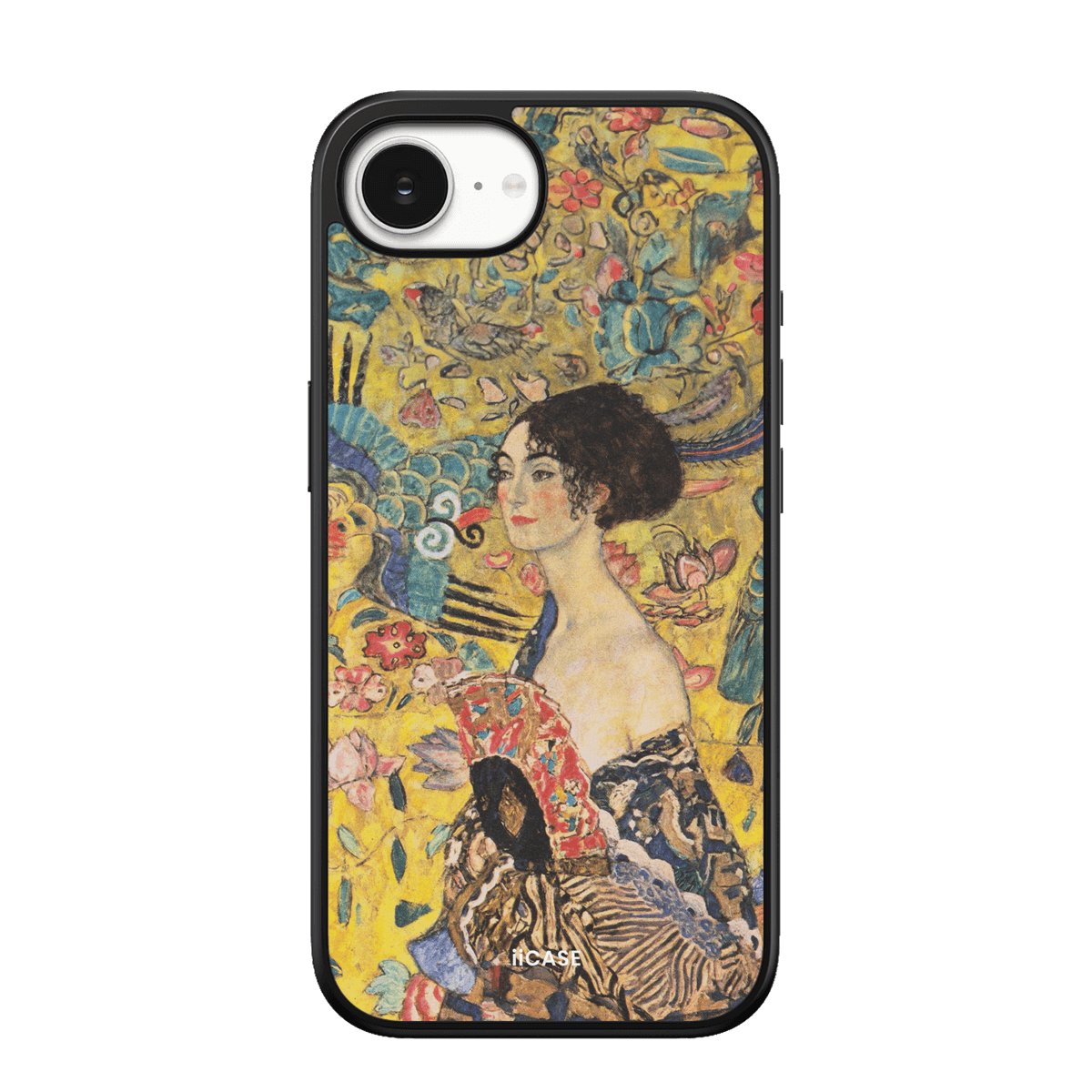 "Lady with a Fan - Gustav Klimt" Elite iPhone Case