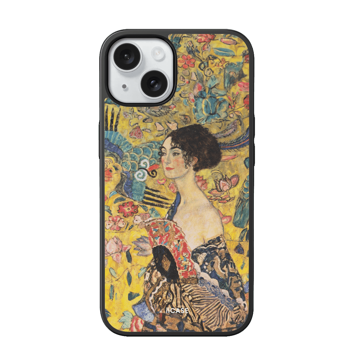 "Lady with a Fan - Gustav Klimt" Elite iPhone Case